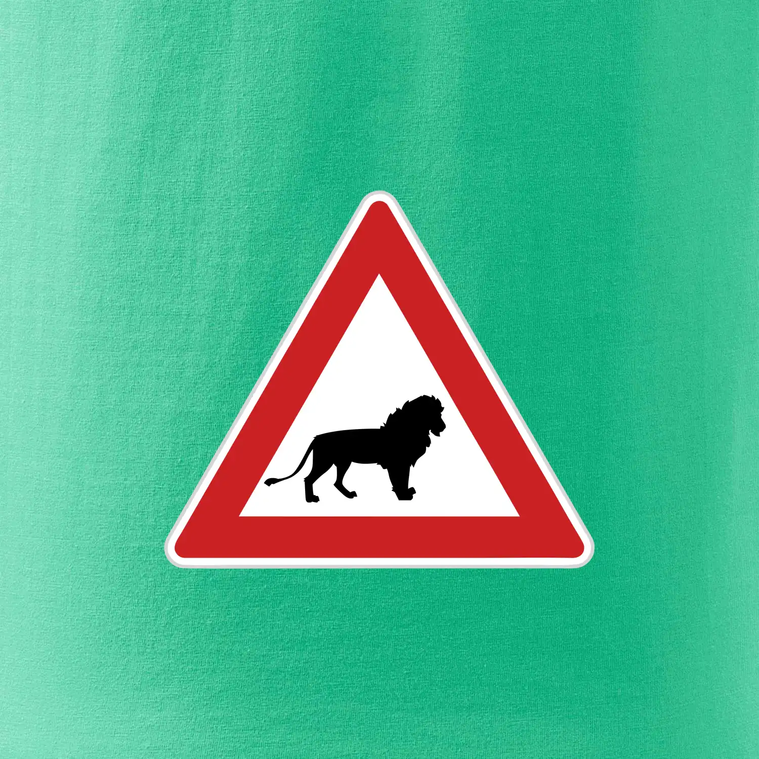 Dopravní značka - Pozor lev