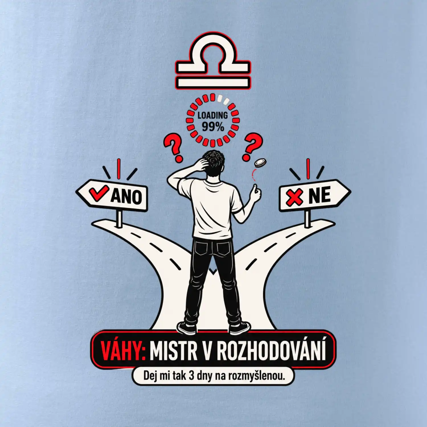 Váhy Mistr v rozhodování 50 50