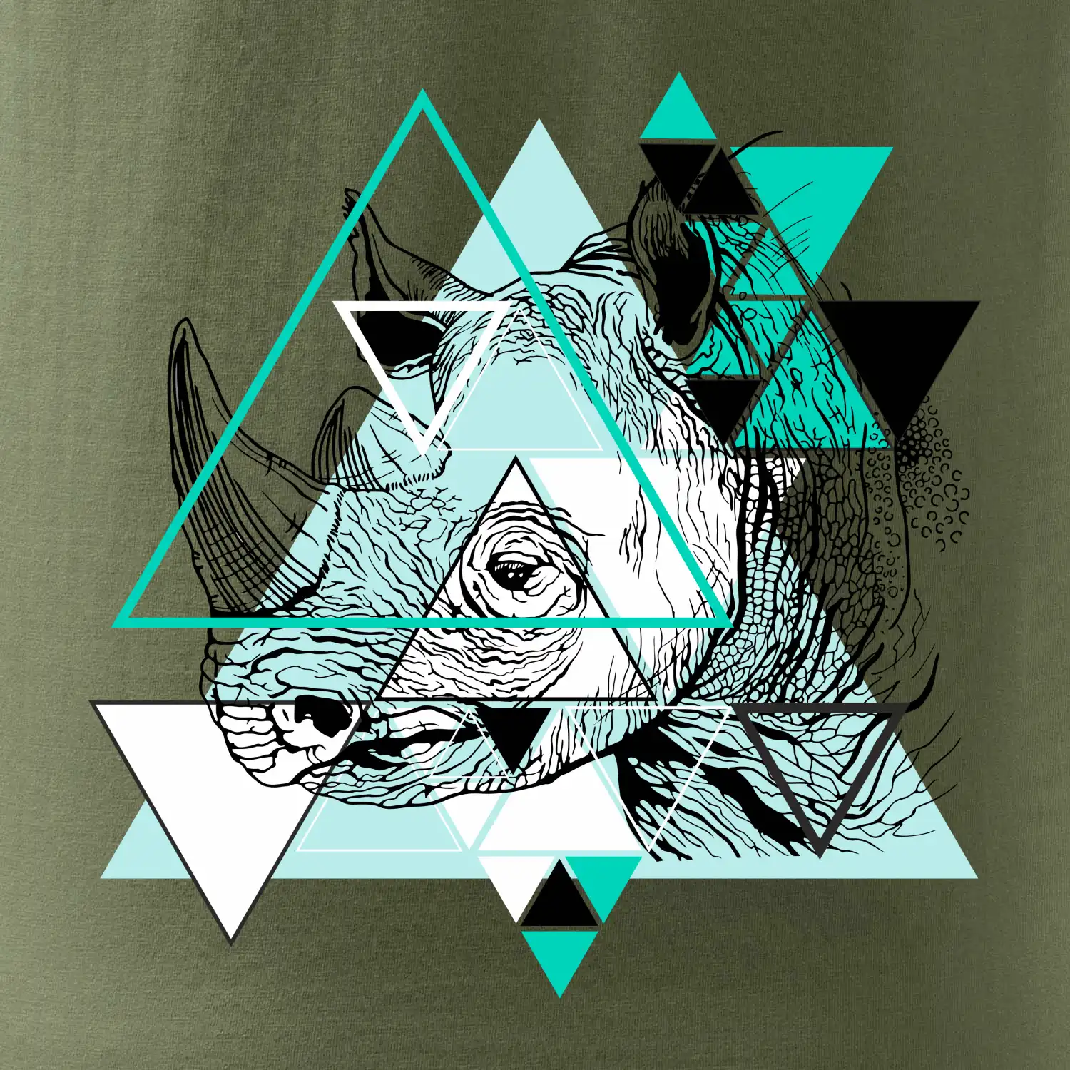 Bílý nosorožec (Pecka design)