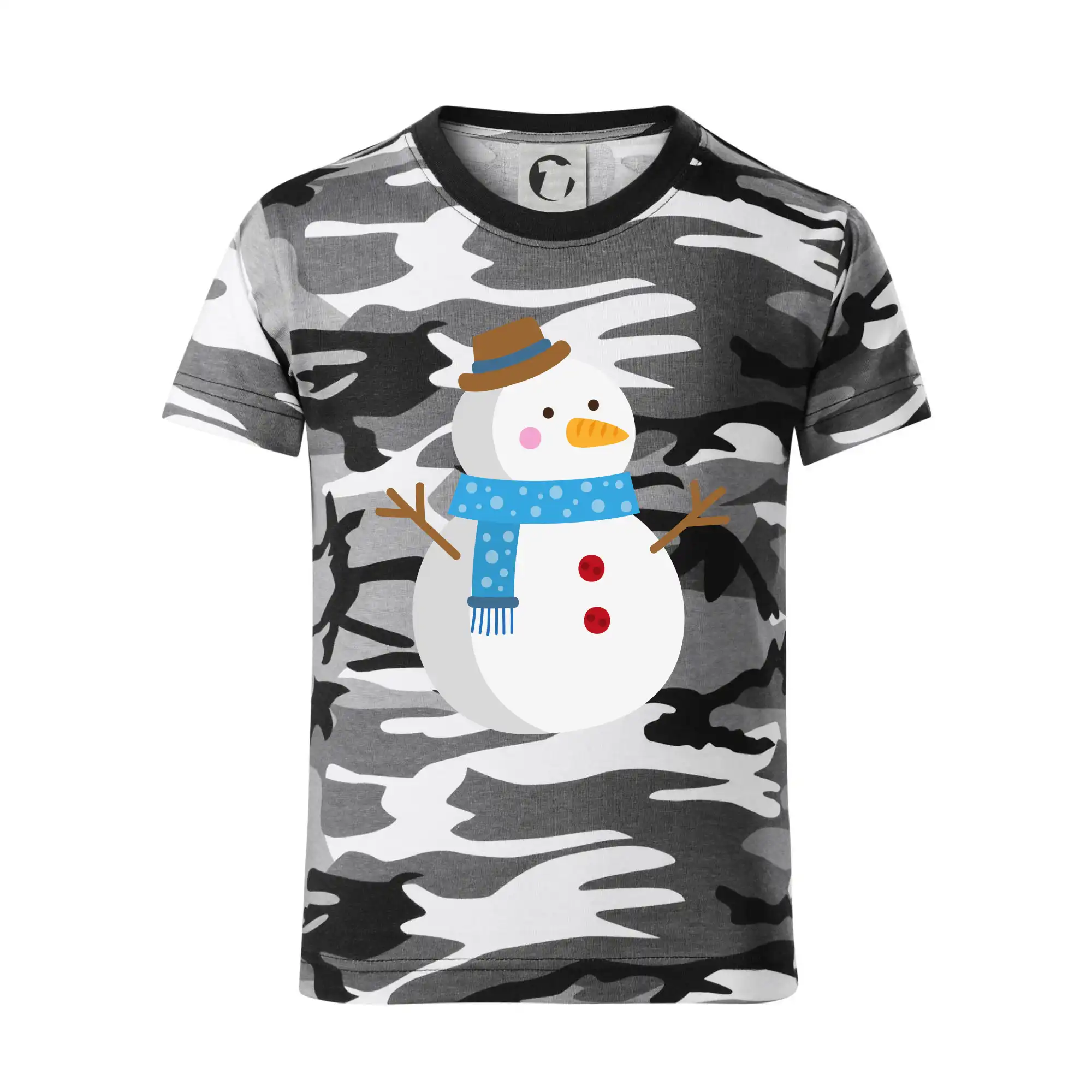 Sněhulák se šálou