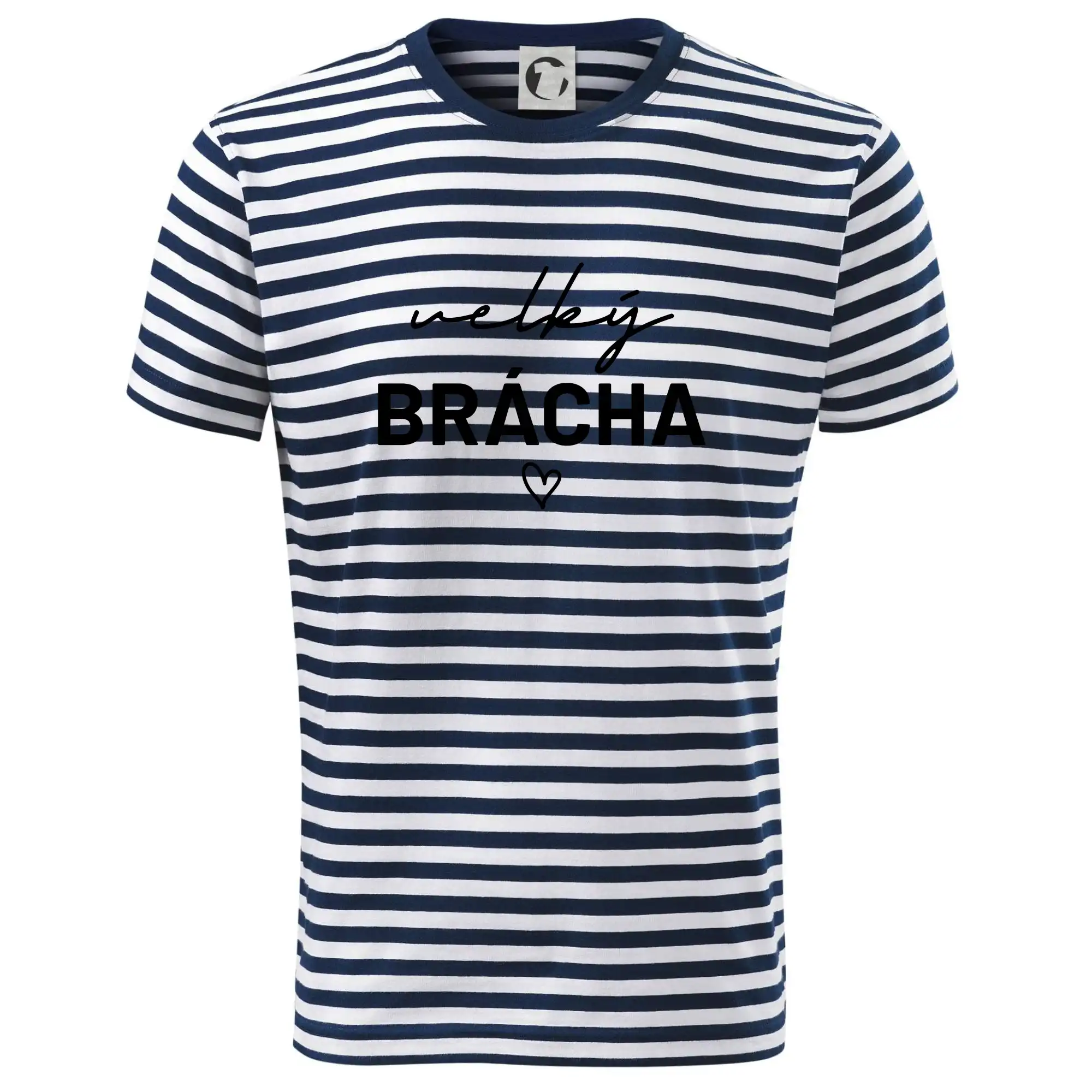 Velký brácha - nápis na prsou