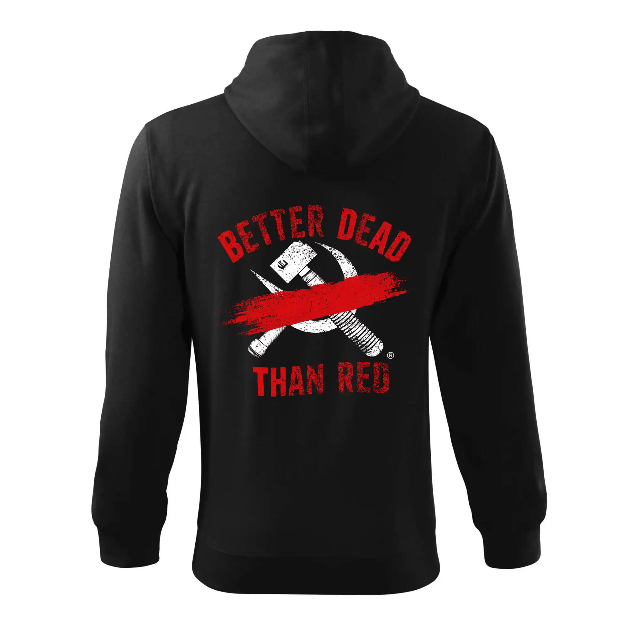 BETTER DEAD THAN RED - přeškrtnutý