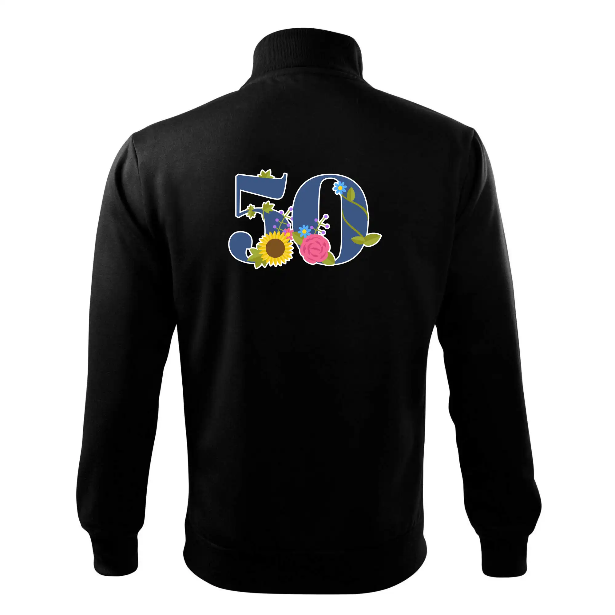 Květinové číslo kreslené - 50
