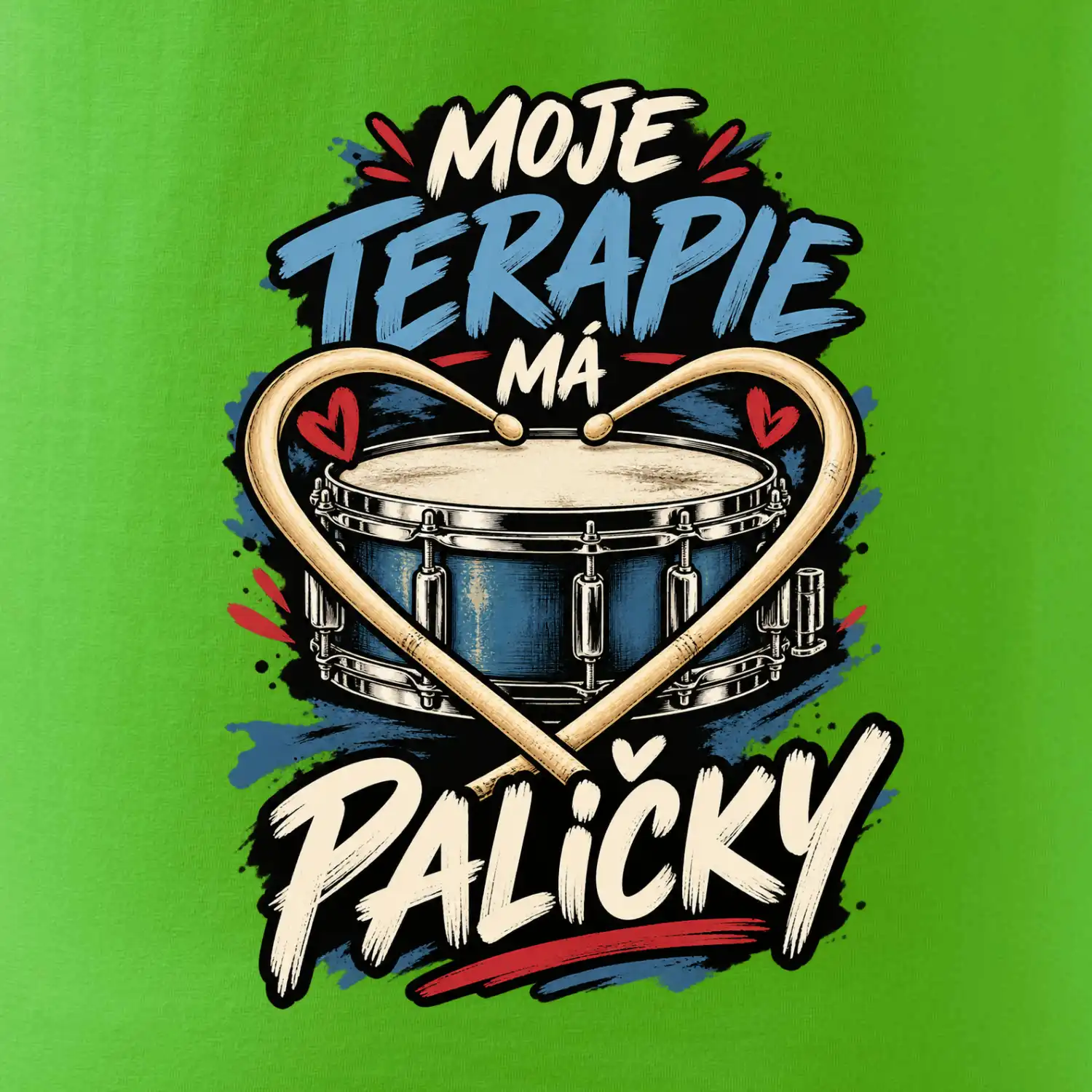 Moje terapie má paličky - srdce bubeníka