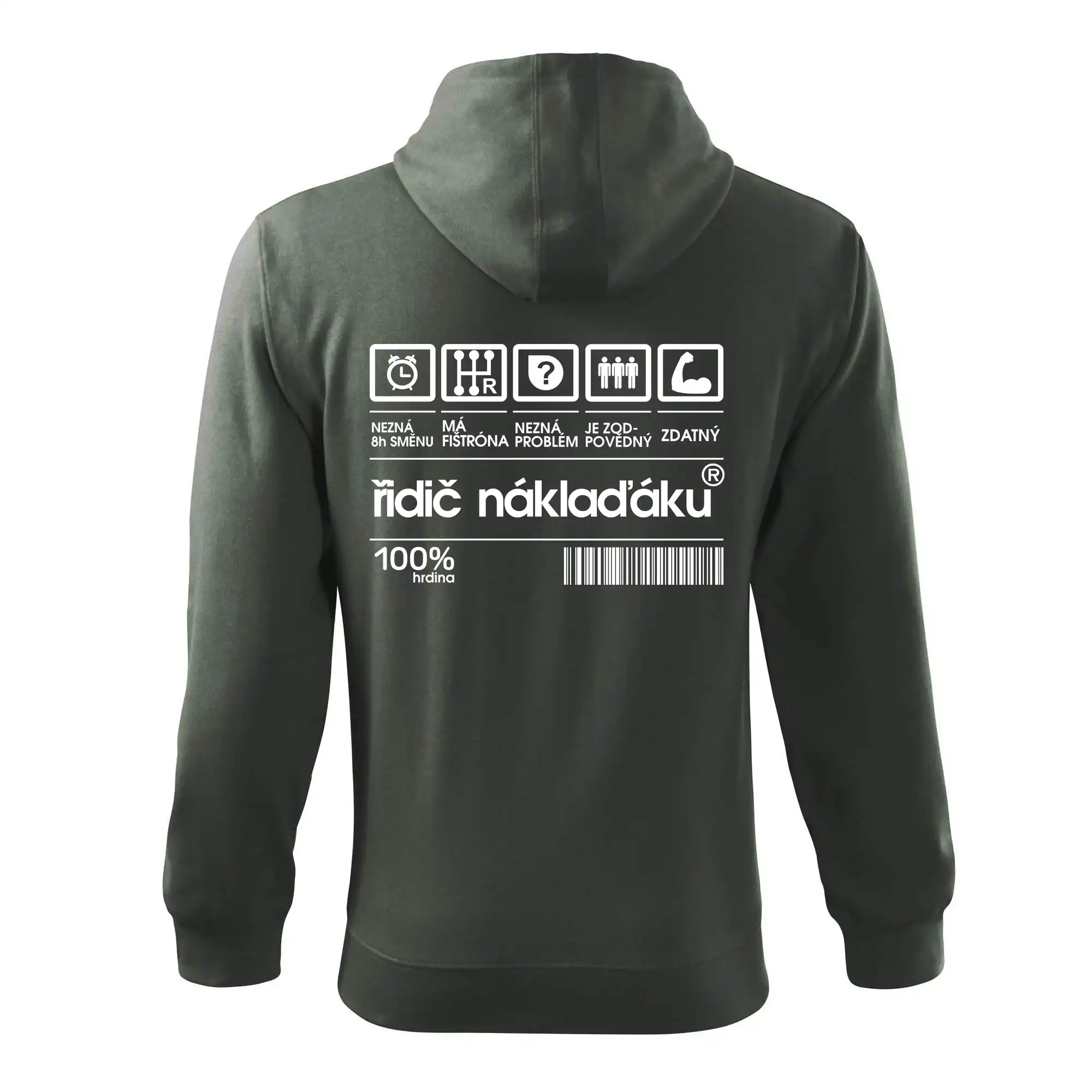 Čárový kód řidič náklaďáku