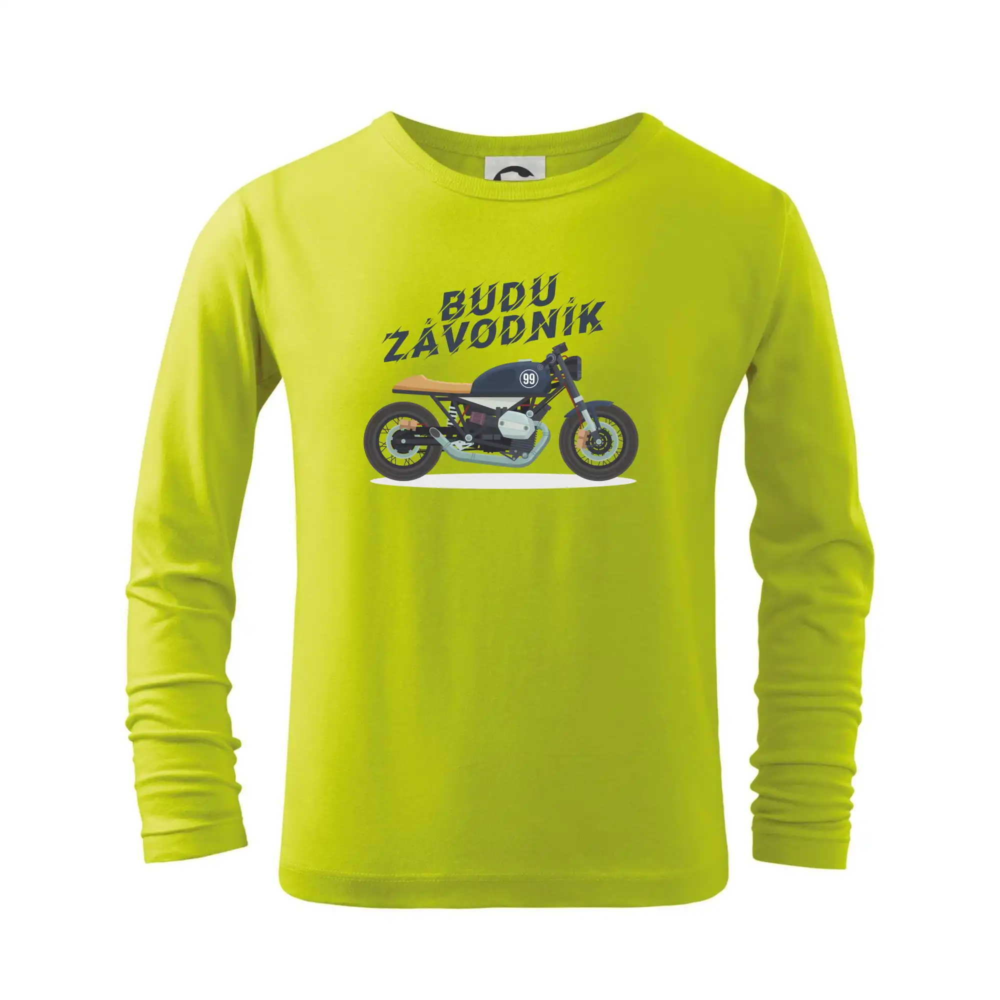 Budu závodník  modrý cafe racer