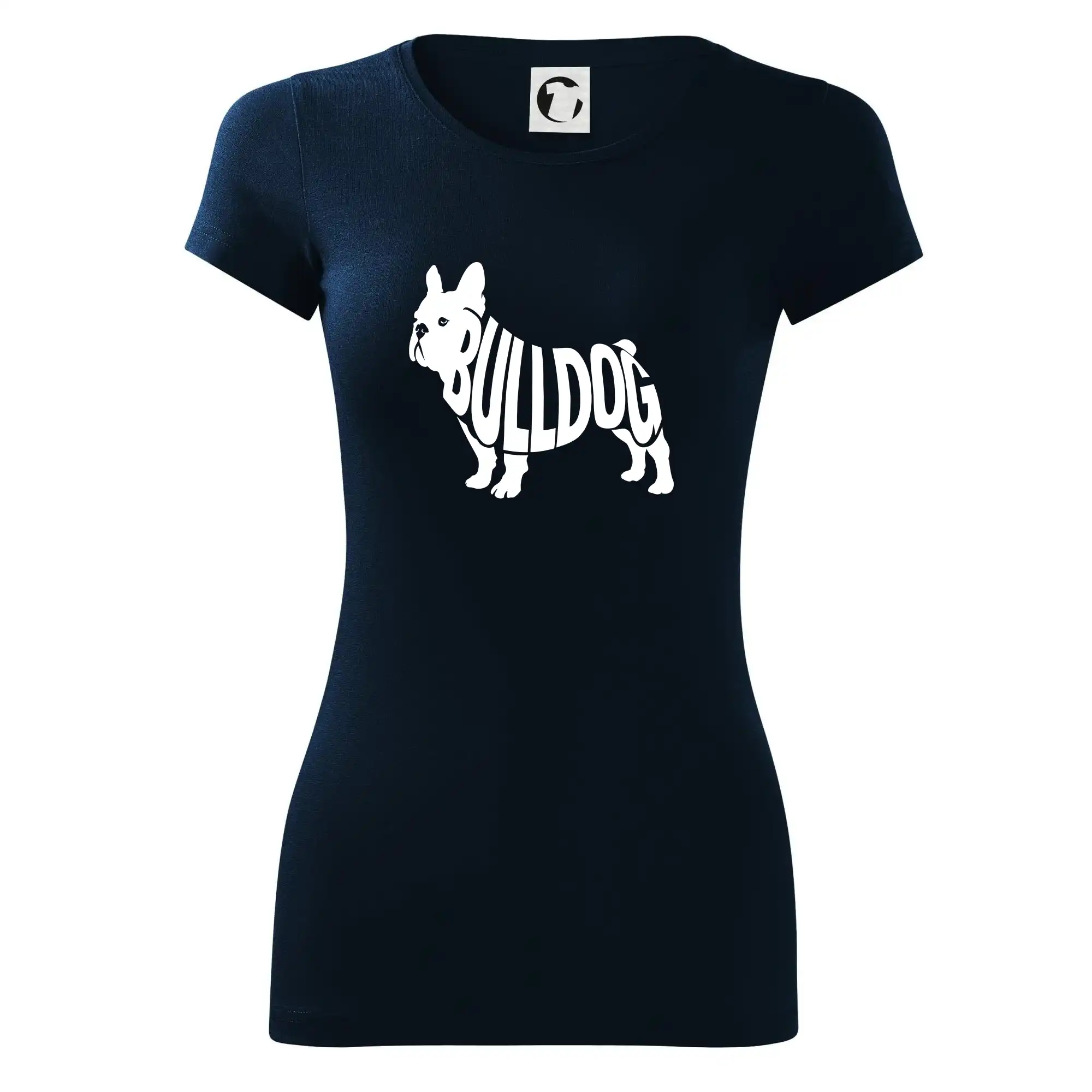 Bulldog  nápis v těle
