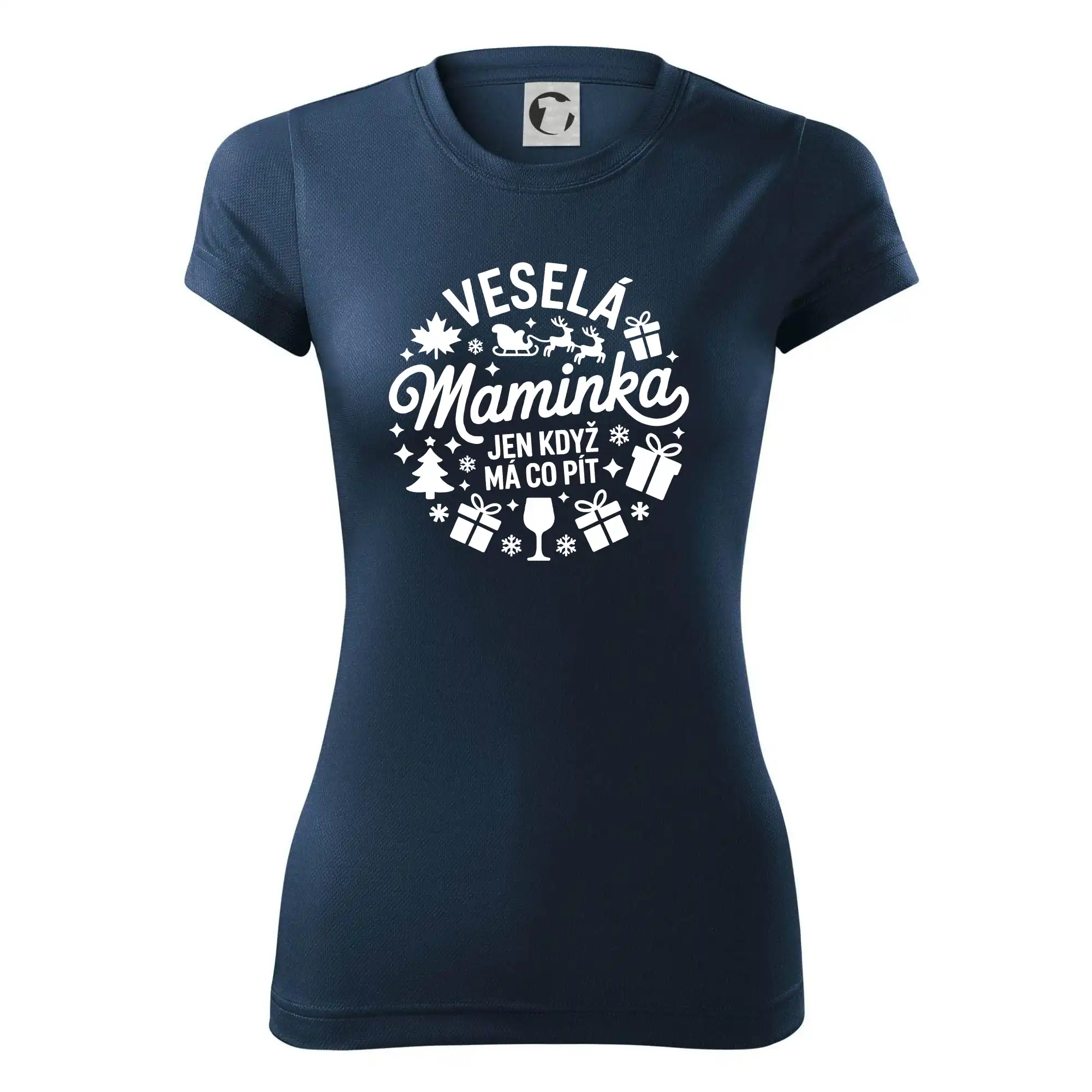 Veselá maminka jen když  má co pít