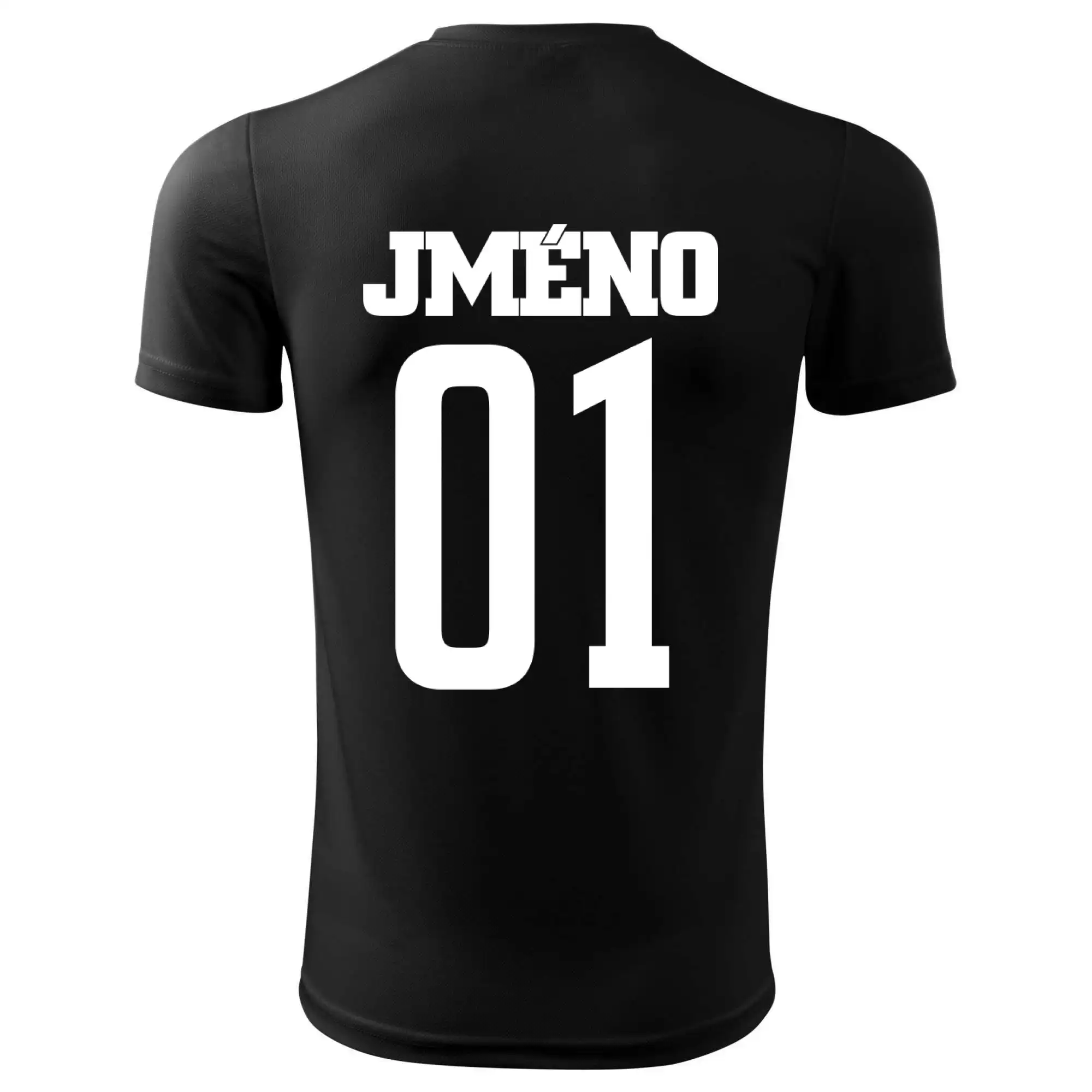 Fotbalový dres - vlastní jméno a číslo
