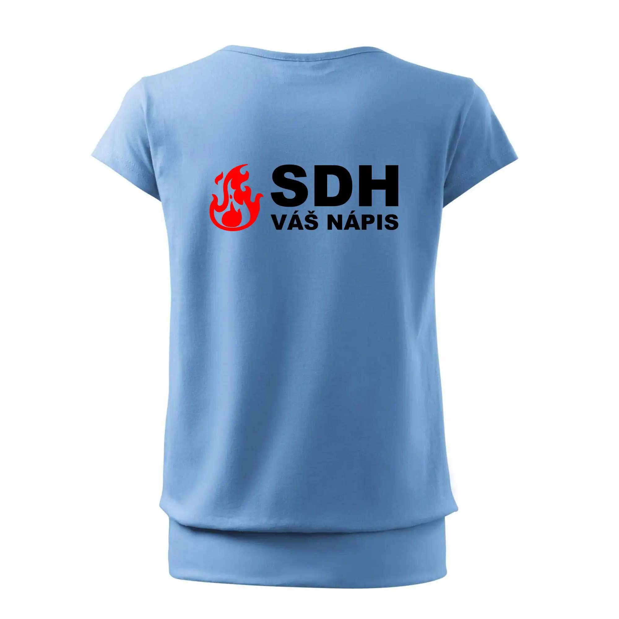 SDH nápis (oheň, název sboru - vlastní nápis)
