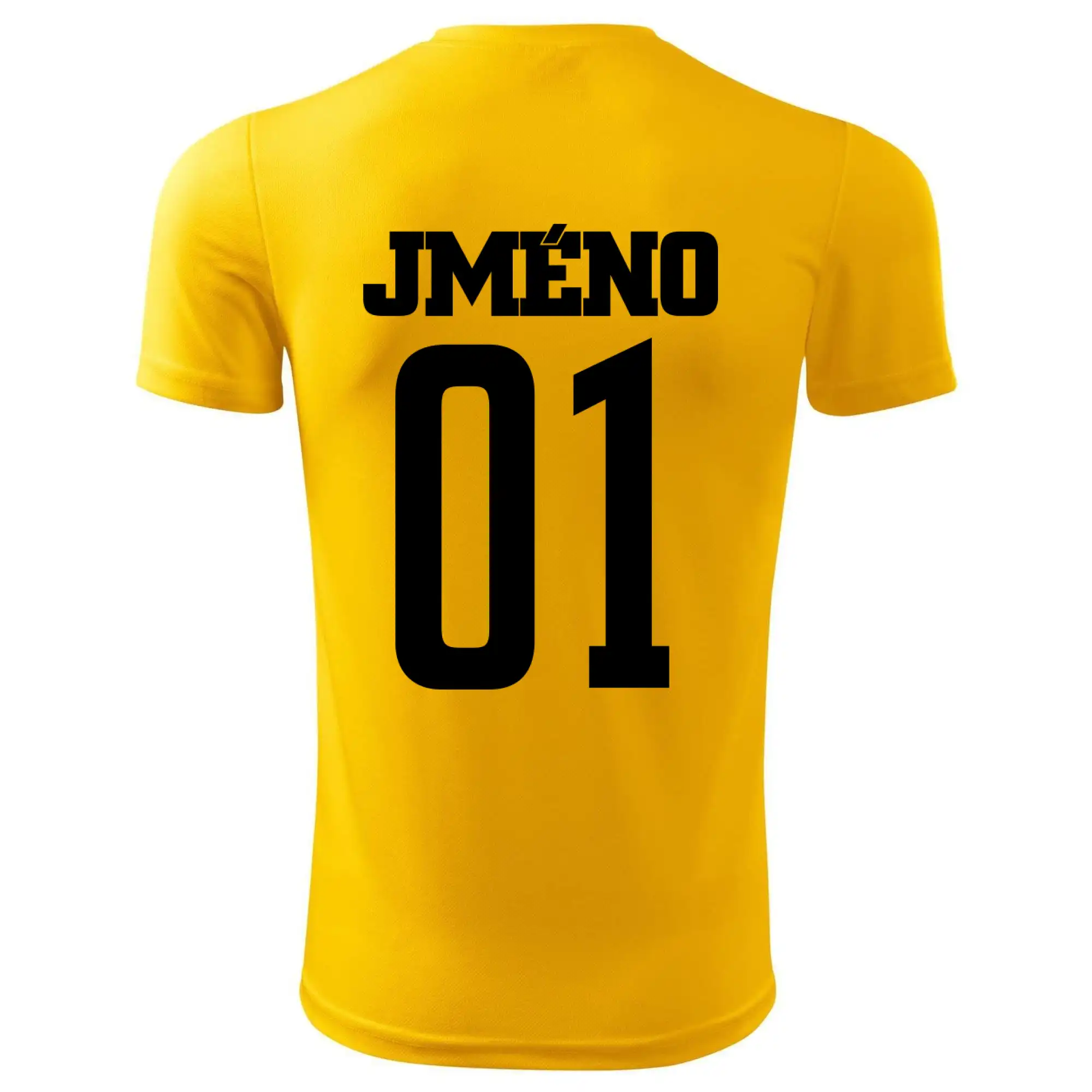Fotbalový dres - vlastní jméno a číslo