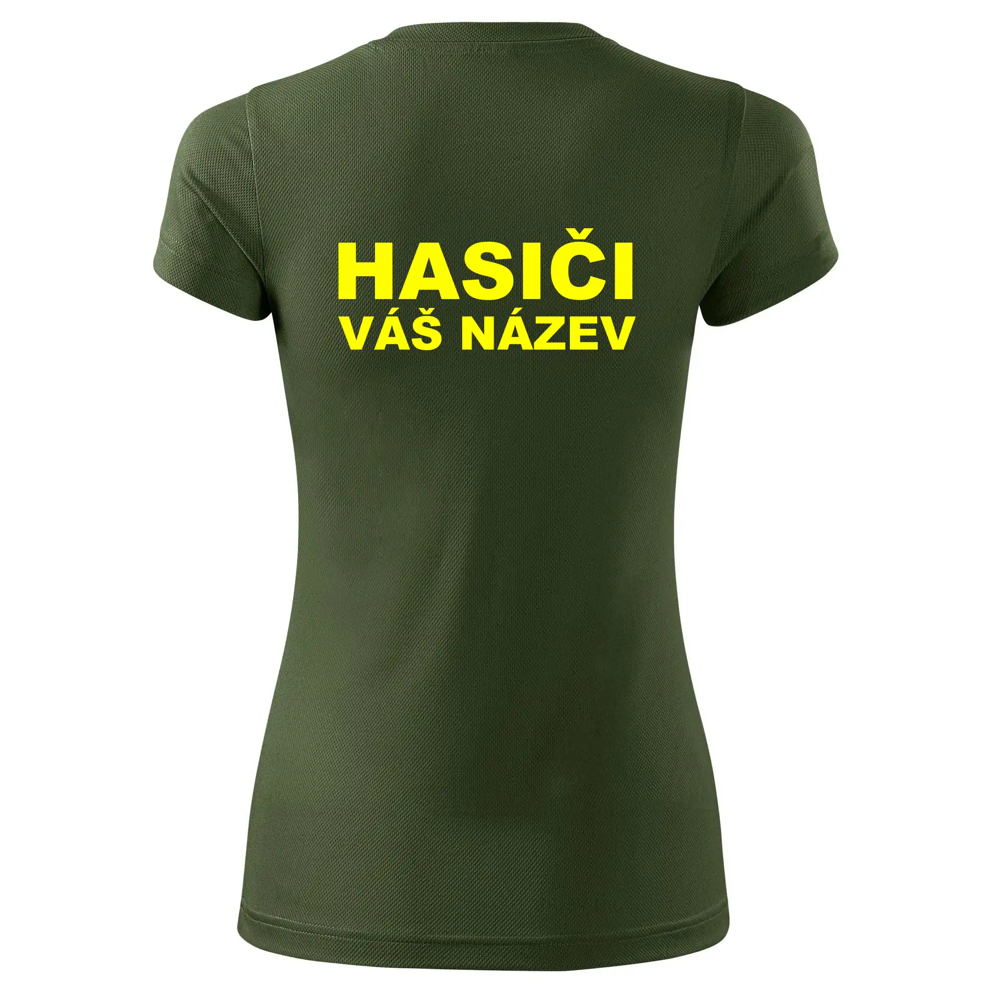 Hasiči - žlutý nápis - váš název sboru