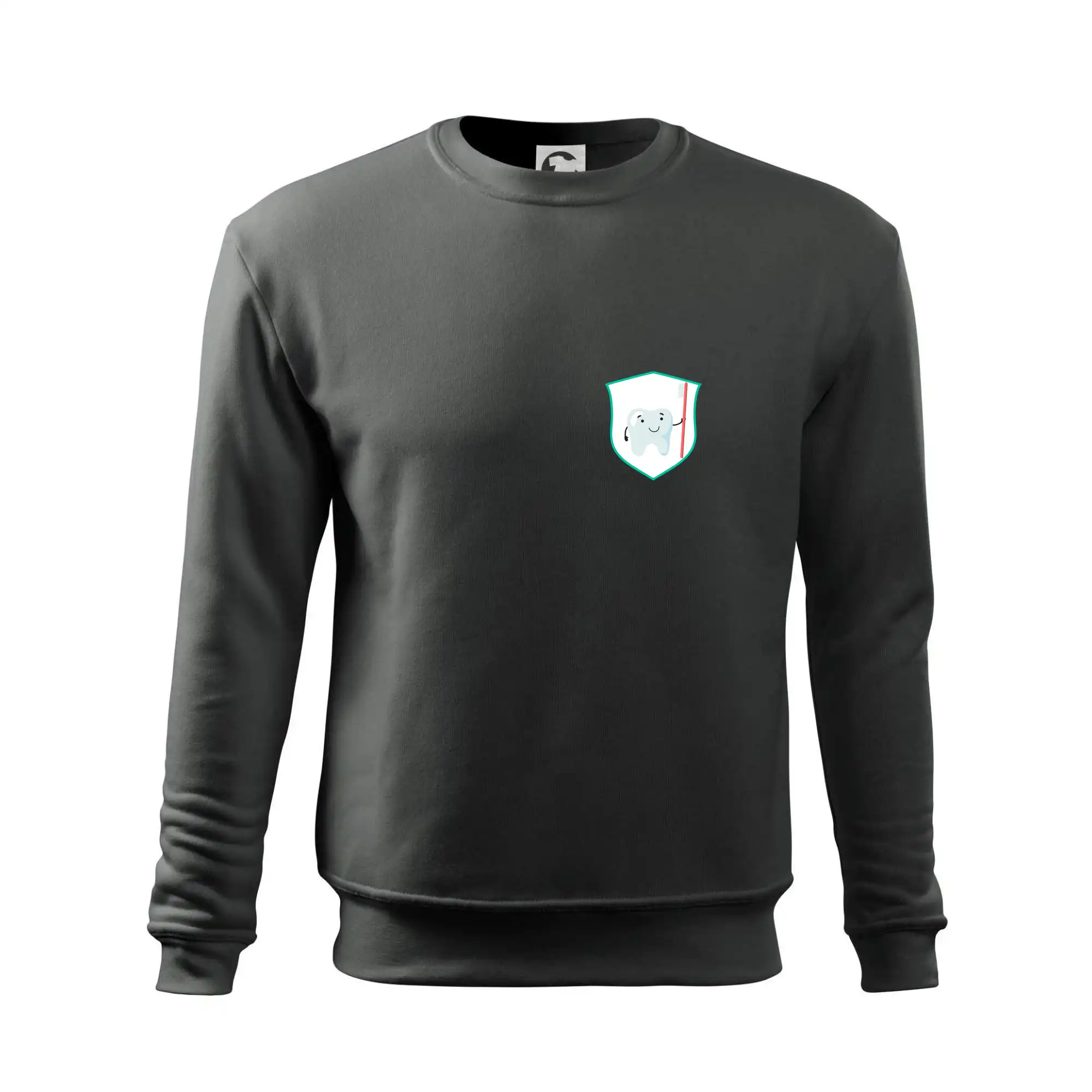 Zoubek na prsu - zubní kartáček