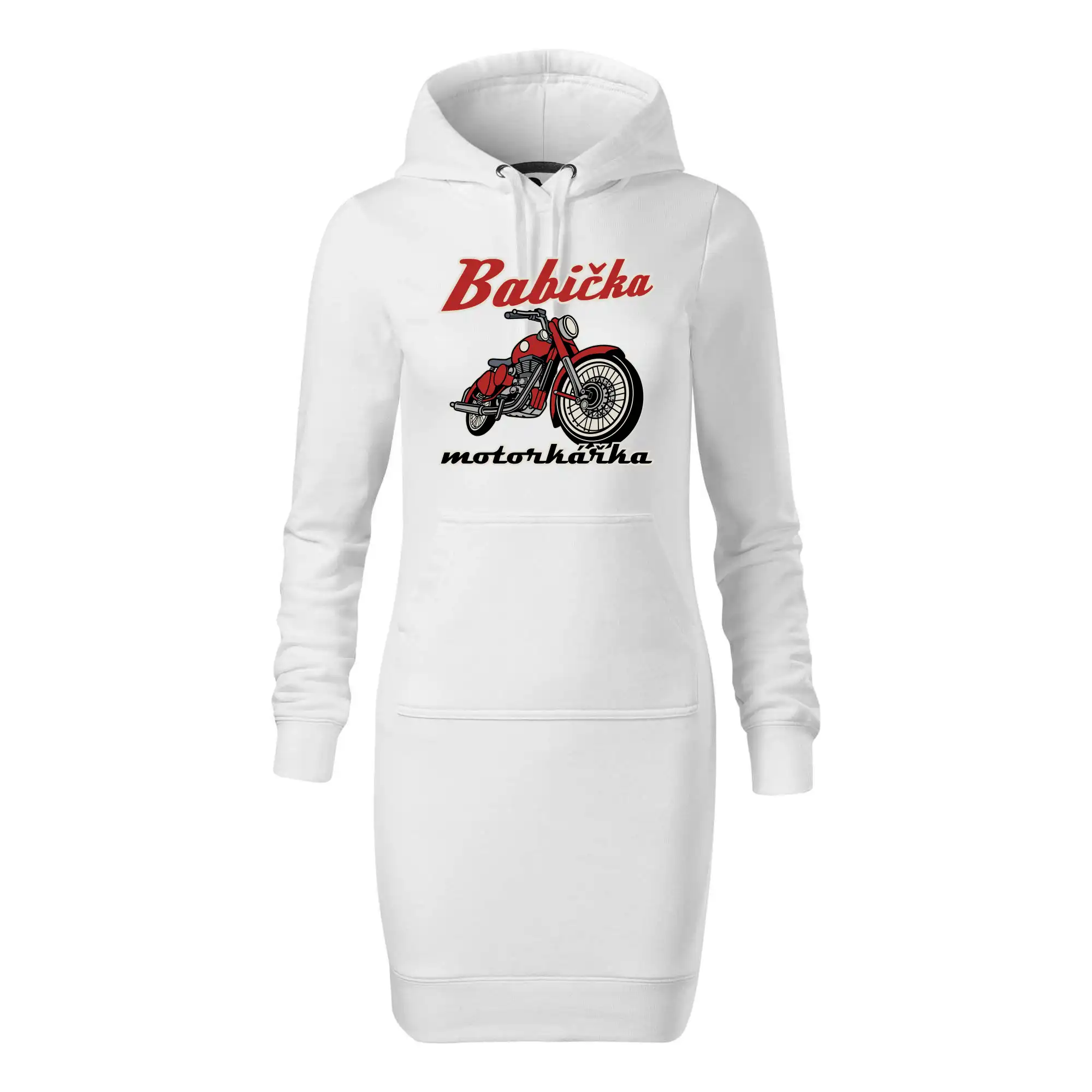 Babička motorkářka
