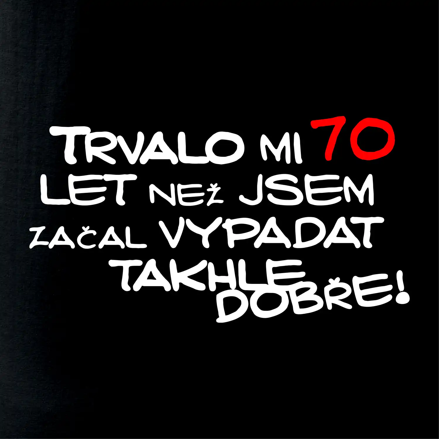 Trvalo mi 70 let než jsem začal vypadat takhle dobře