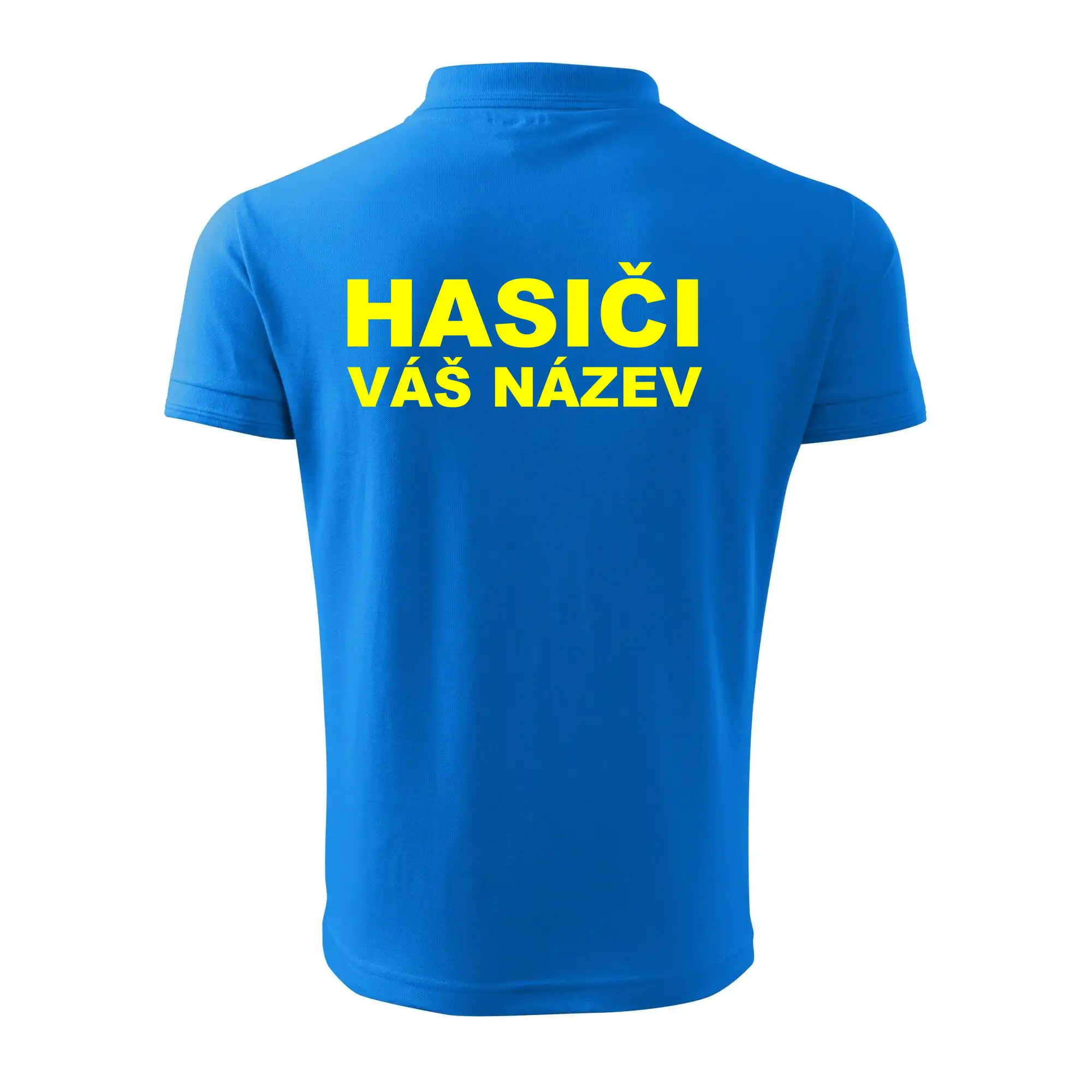 Hasiči - žlutý nápis - váš název sboru