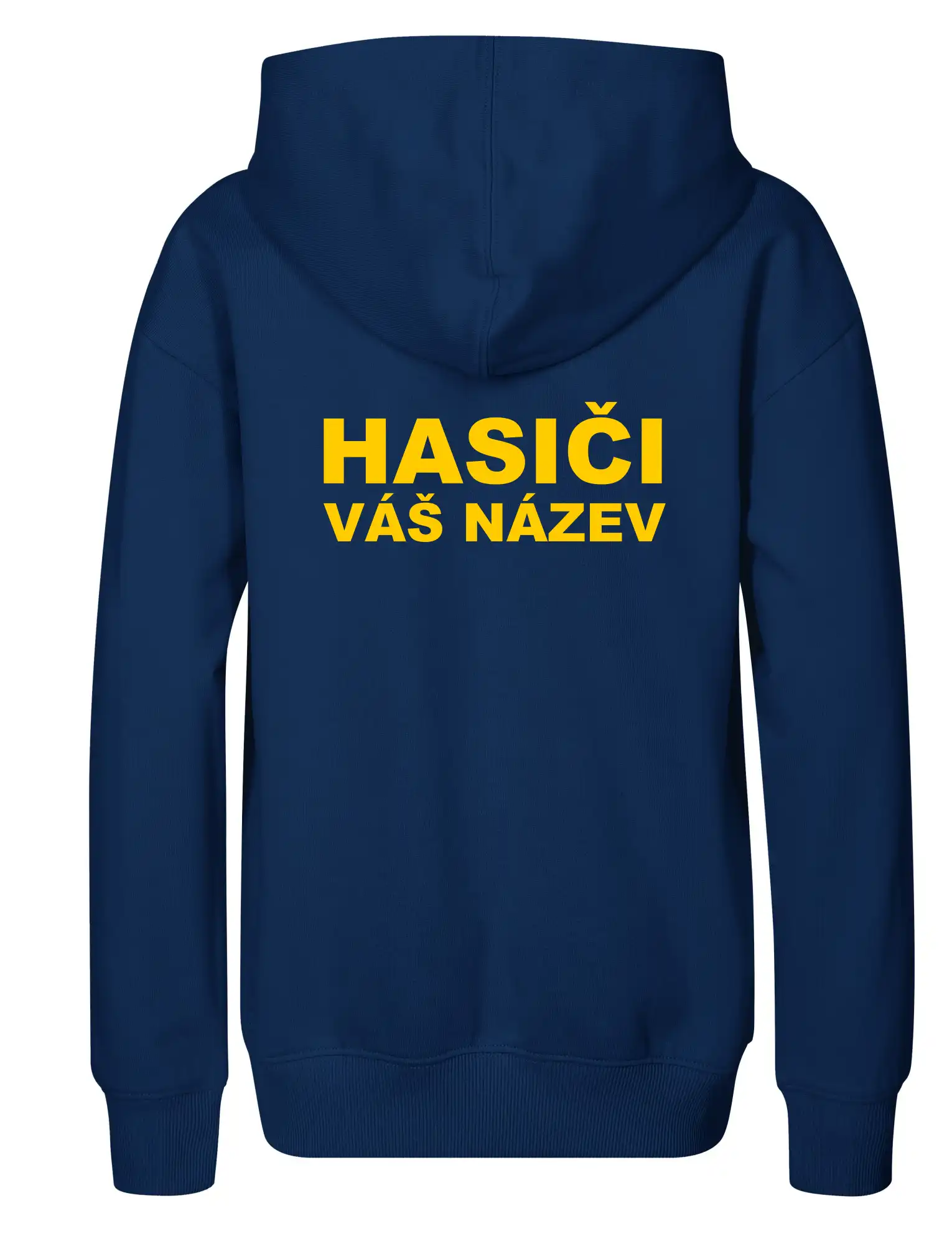 Hasiči - žlutý nápis - váš název sboru