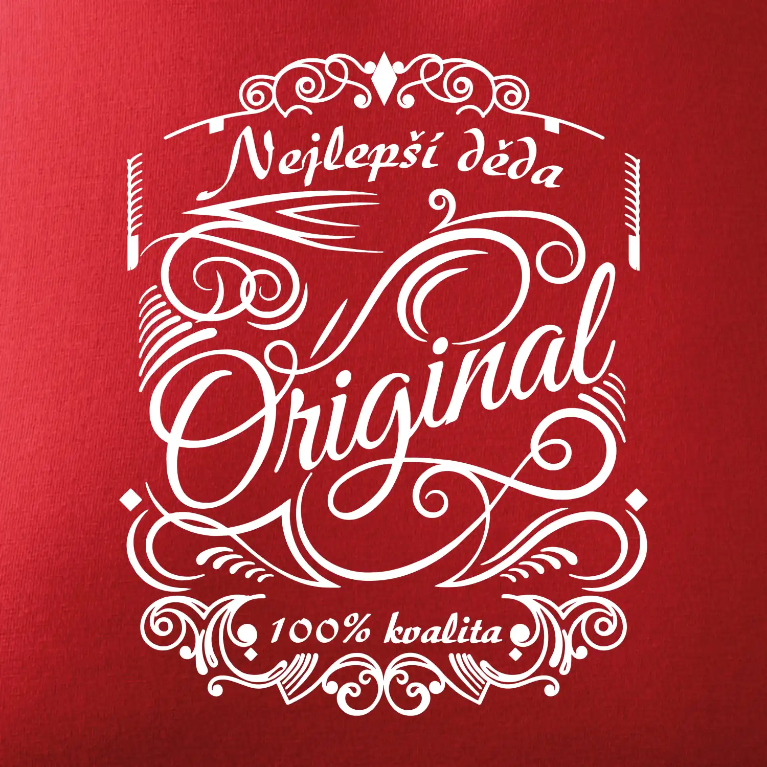 Vintage nejlepší deda 100% kvalita