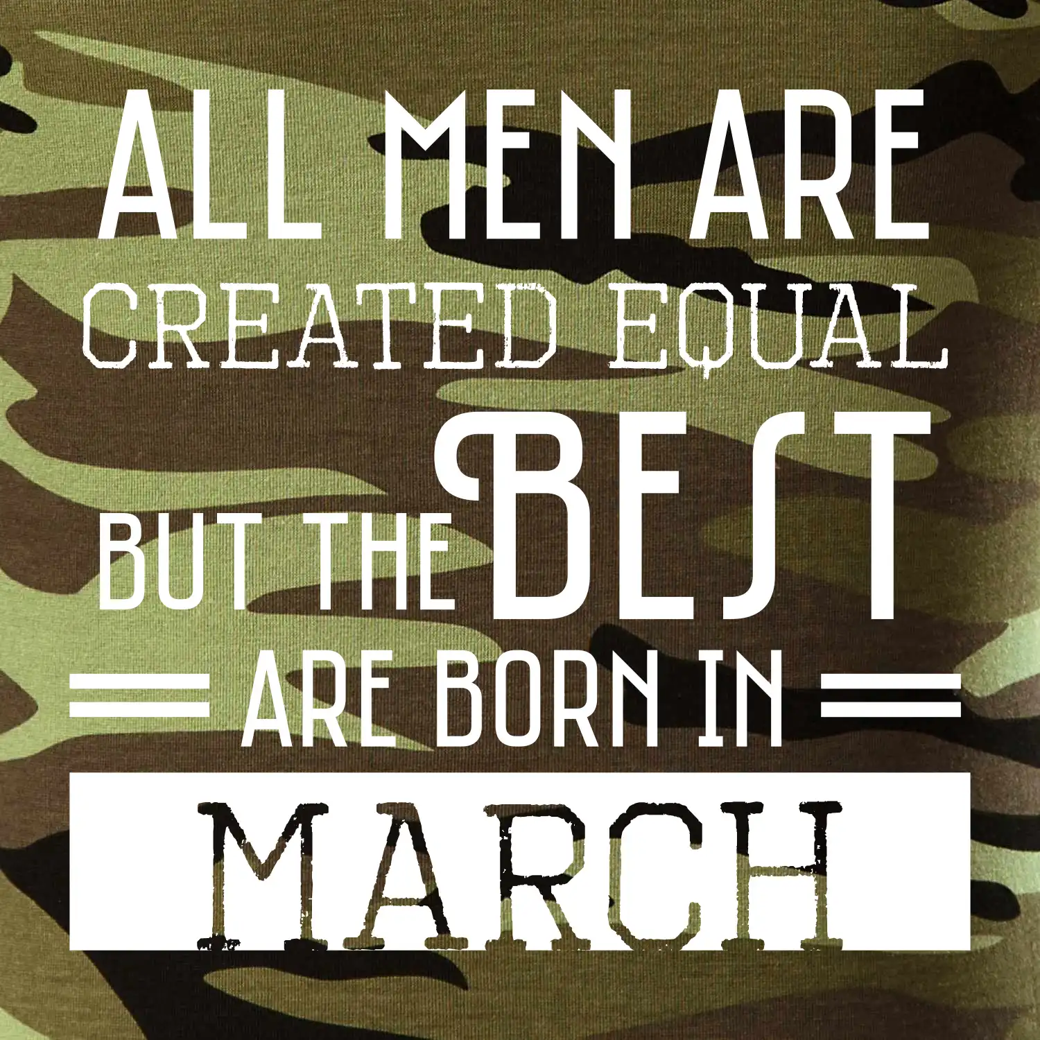 All men are created equal march
