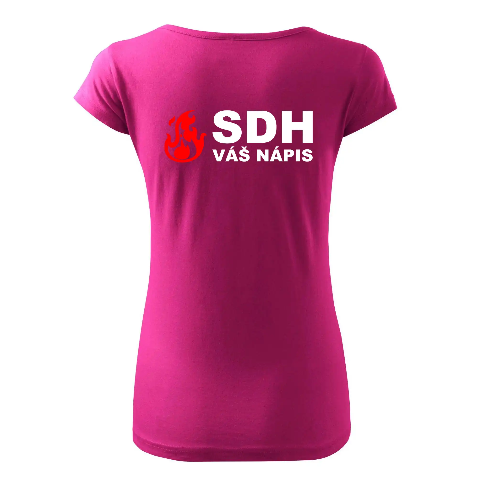 SDH nápis (oheň, název sboru - vlastní nápis)