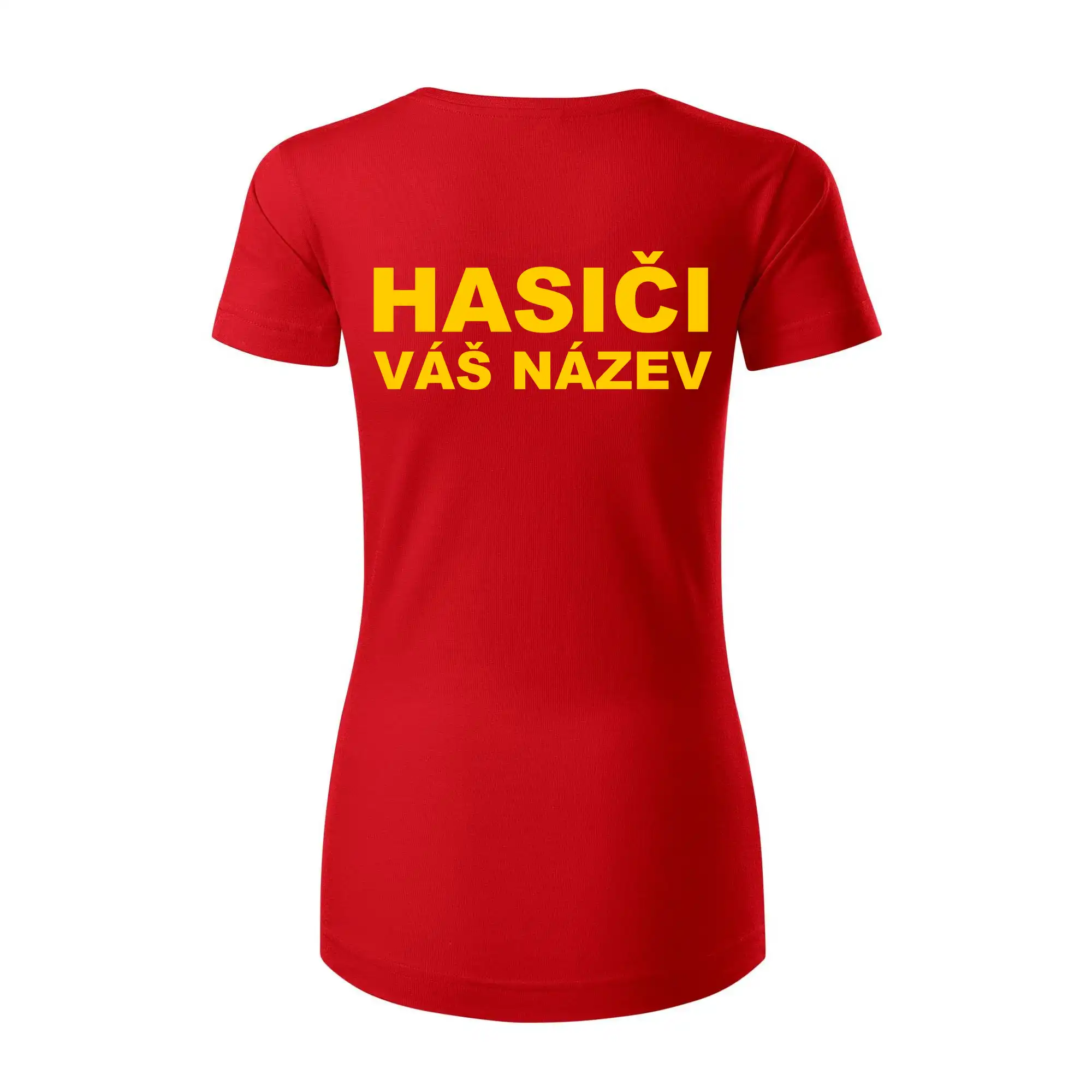 Hasiči - žlutý nápis - váš název sboru