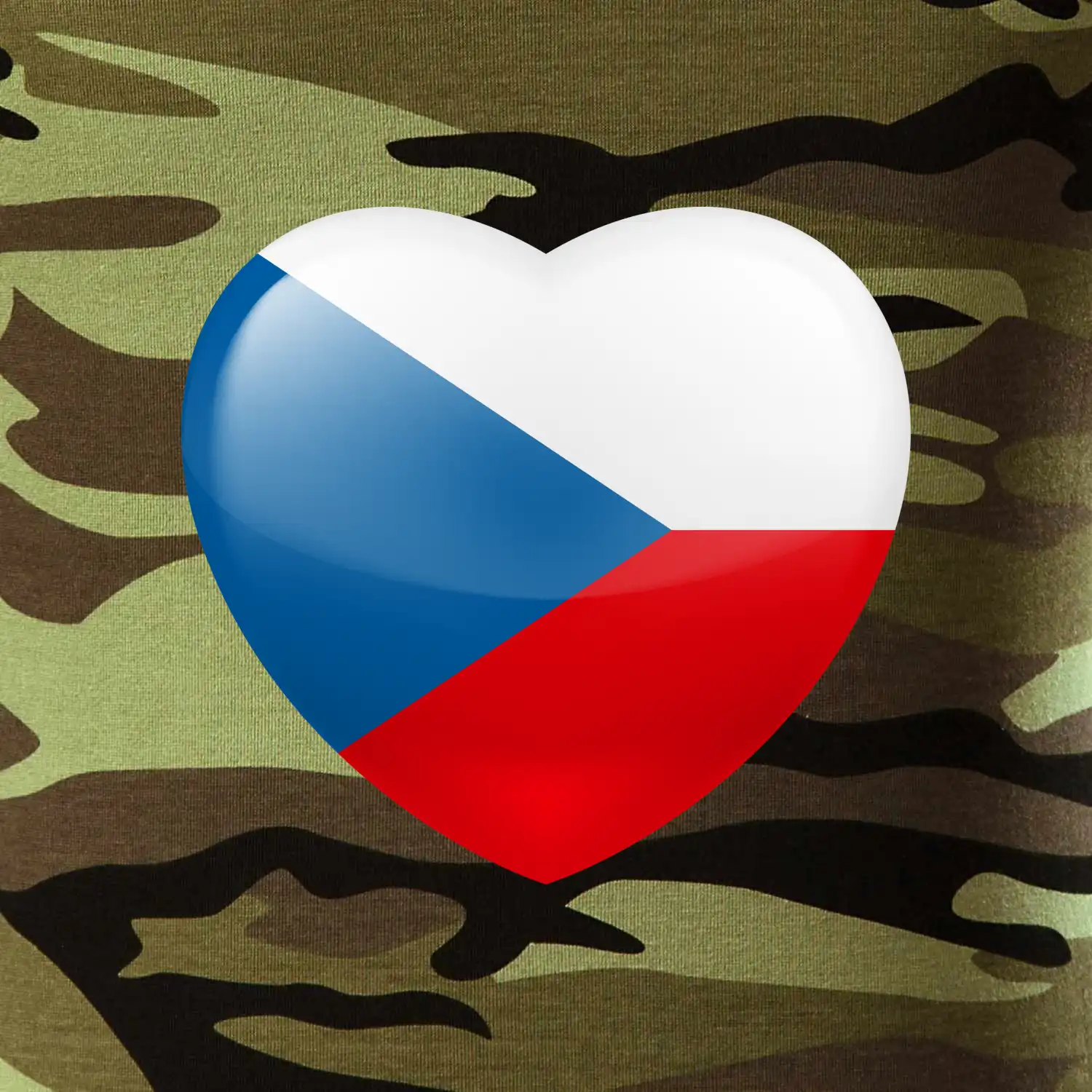 Česká vlajka srdce