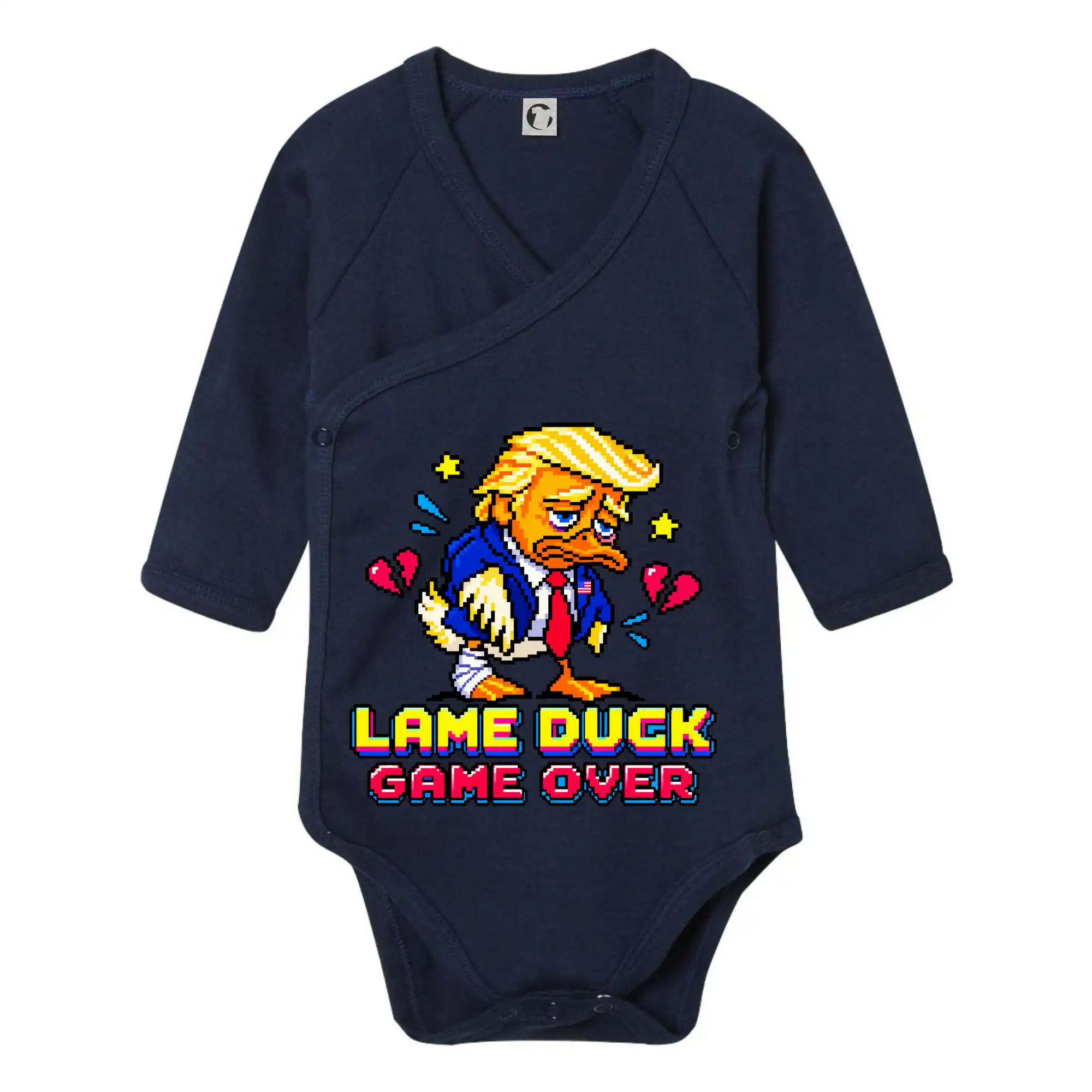 Trump lame duck pixel art game over