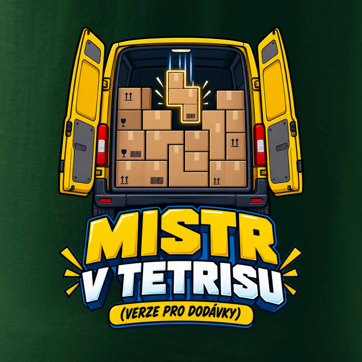 Mistr v tetrisu pro dodávky