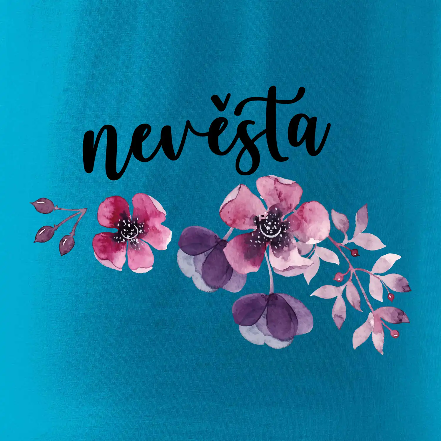 Nevěsta květy růžové