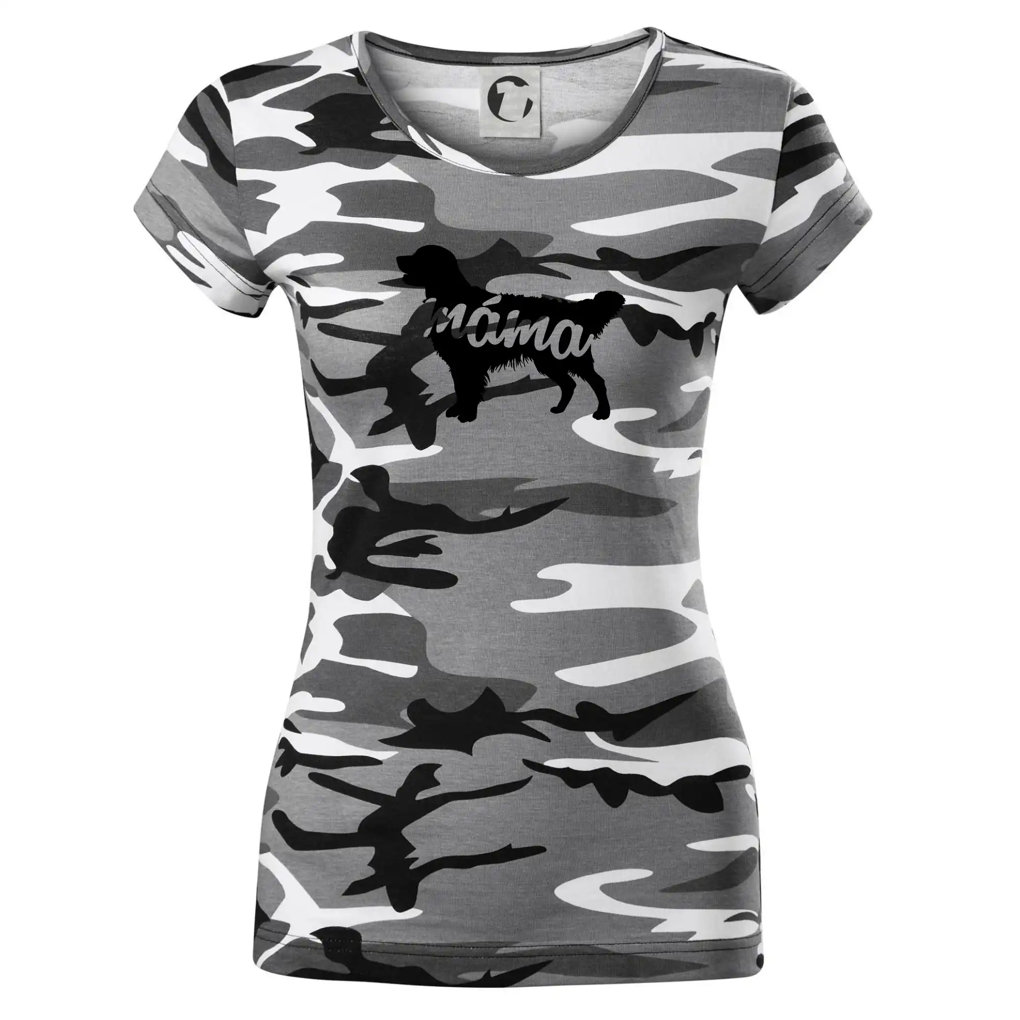 Zlatý retrívr máma obrys