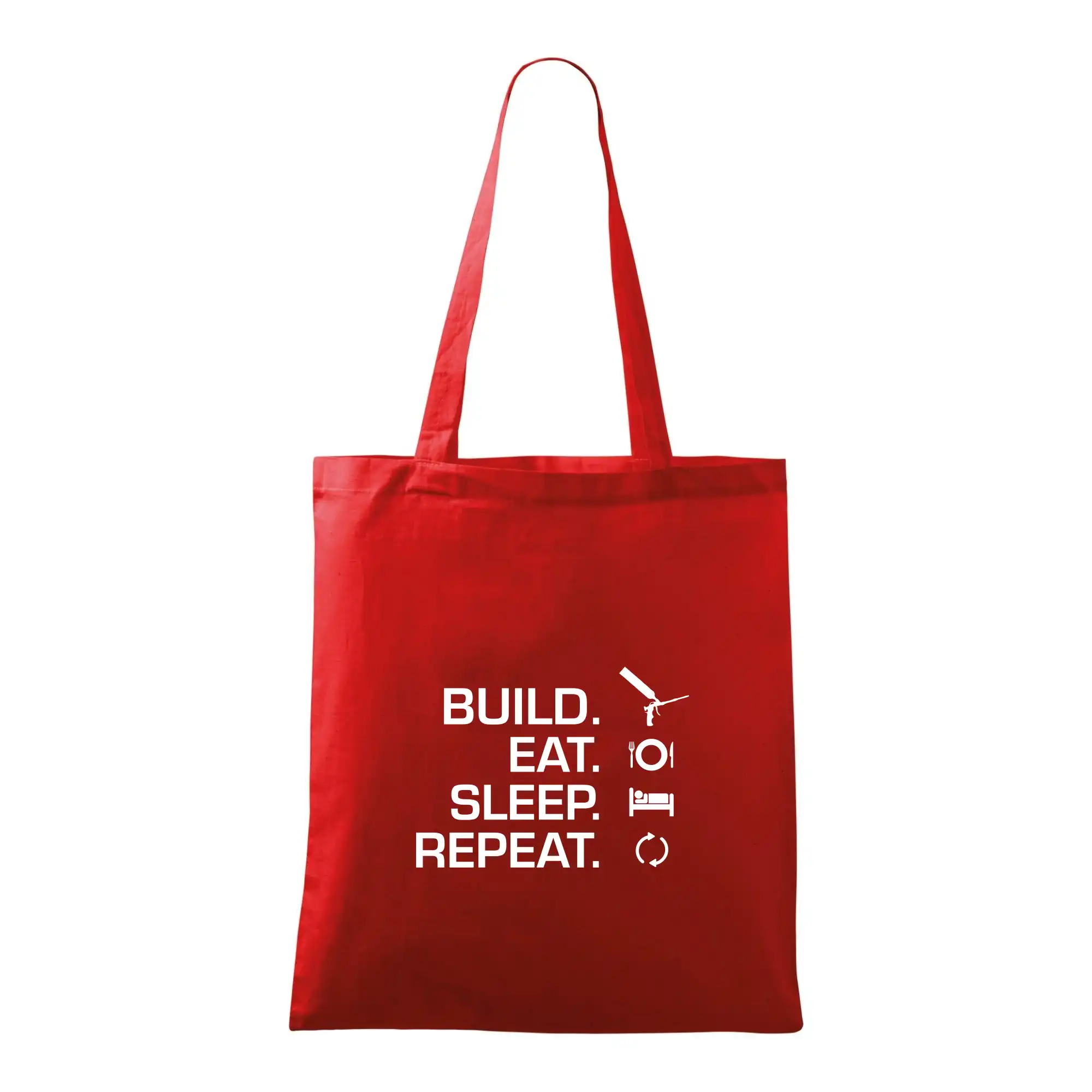 Build eat sleep repeat - montážní pěna