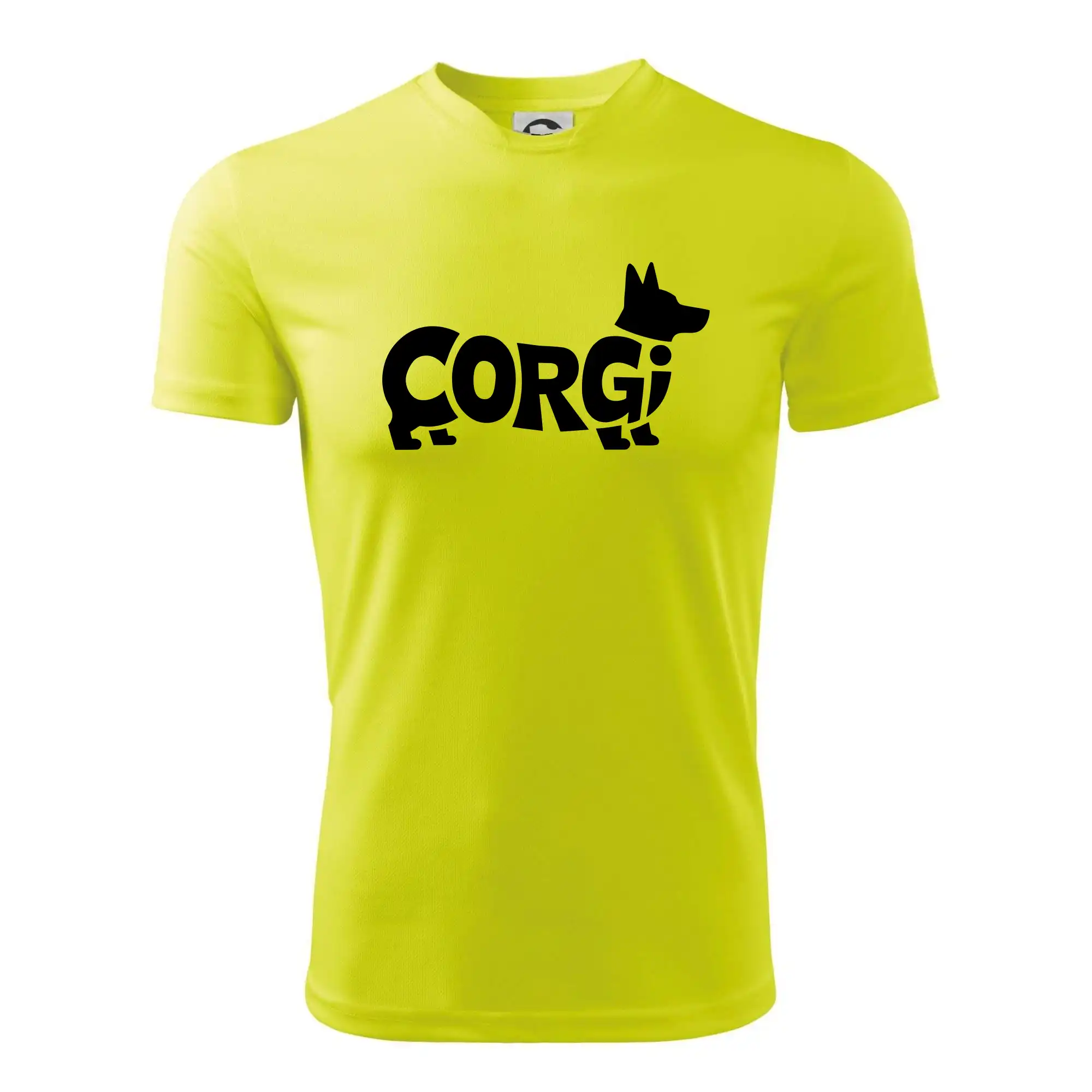 Corgi nápis v těle