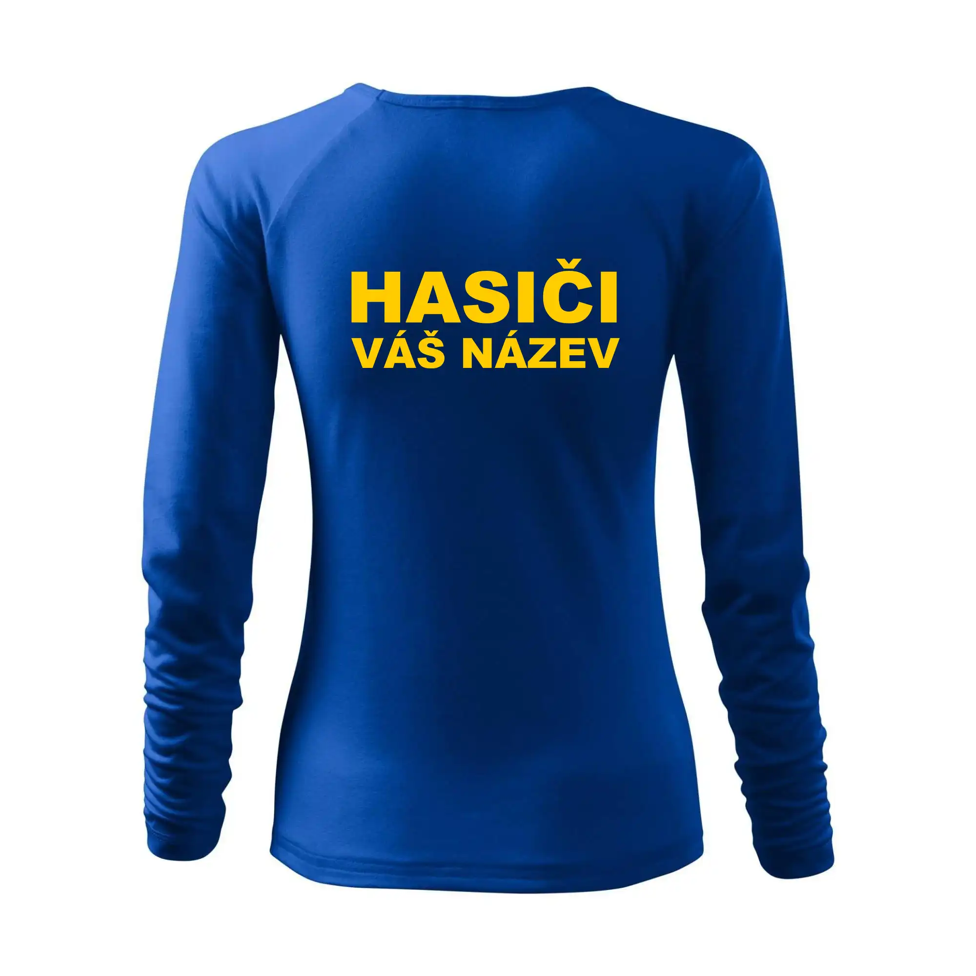 Hasiči - žlutý nápis - váš název sboru
