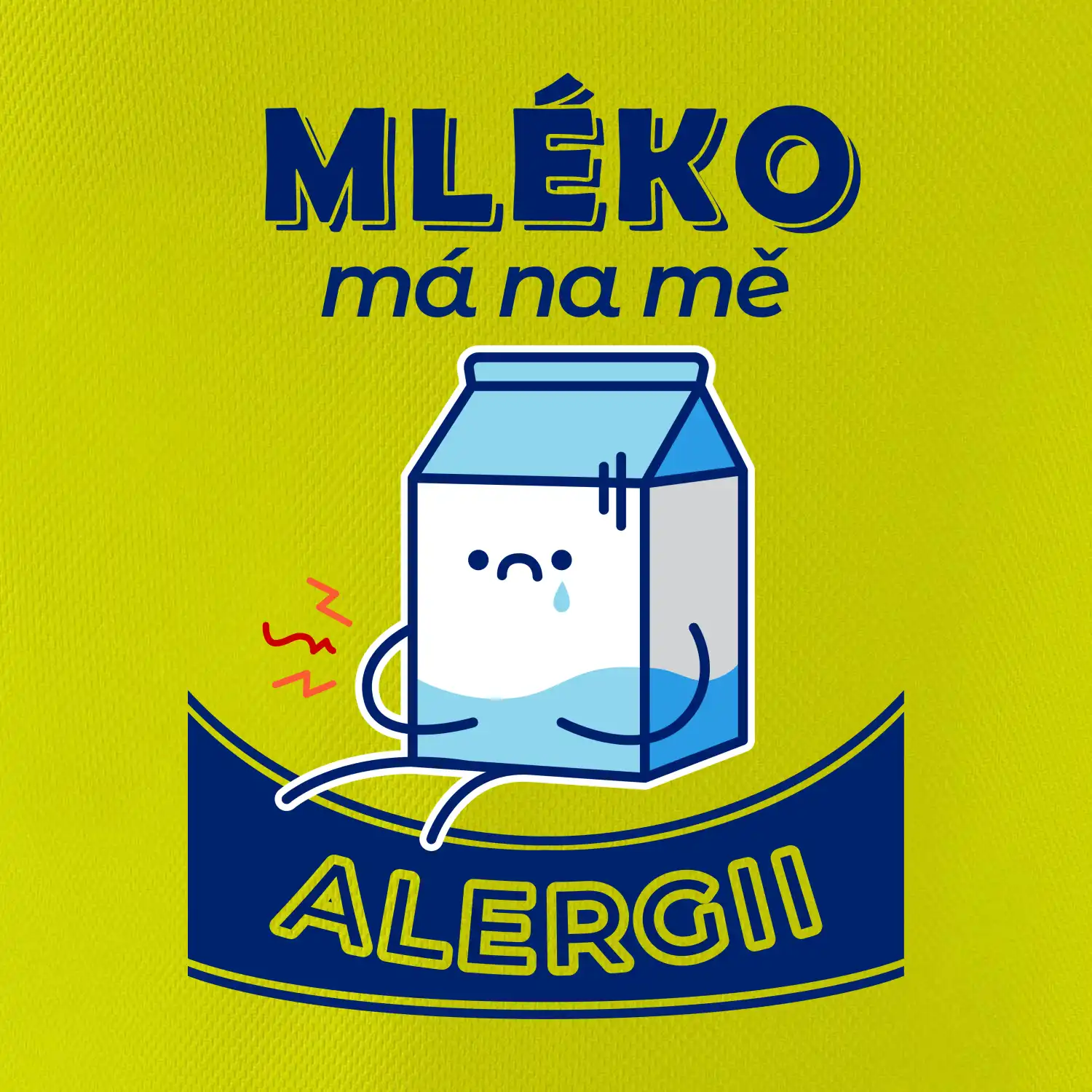 Mléko má na mě alergii
