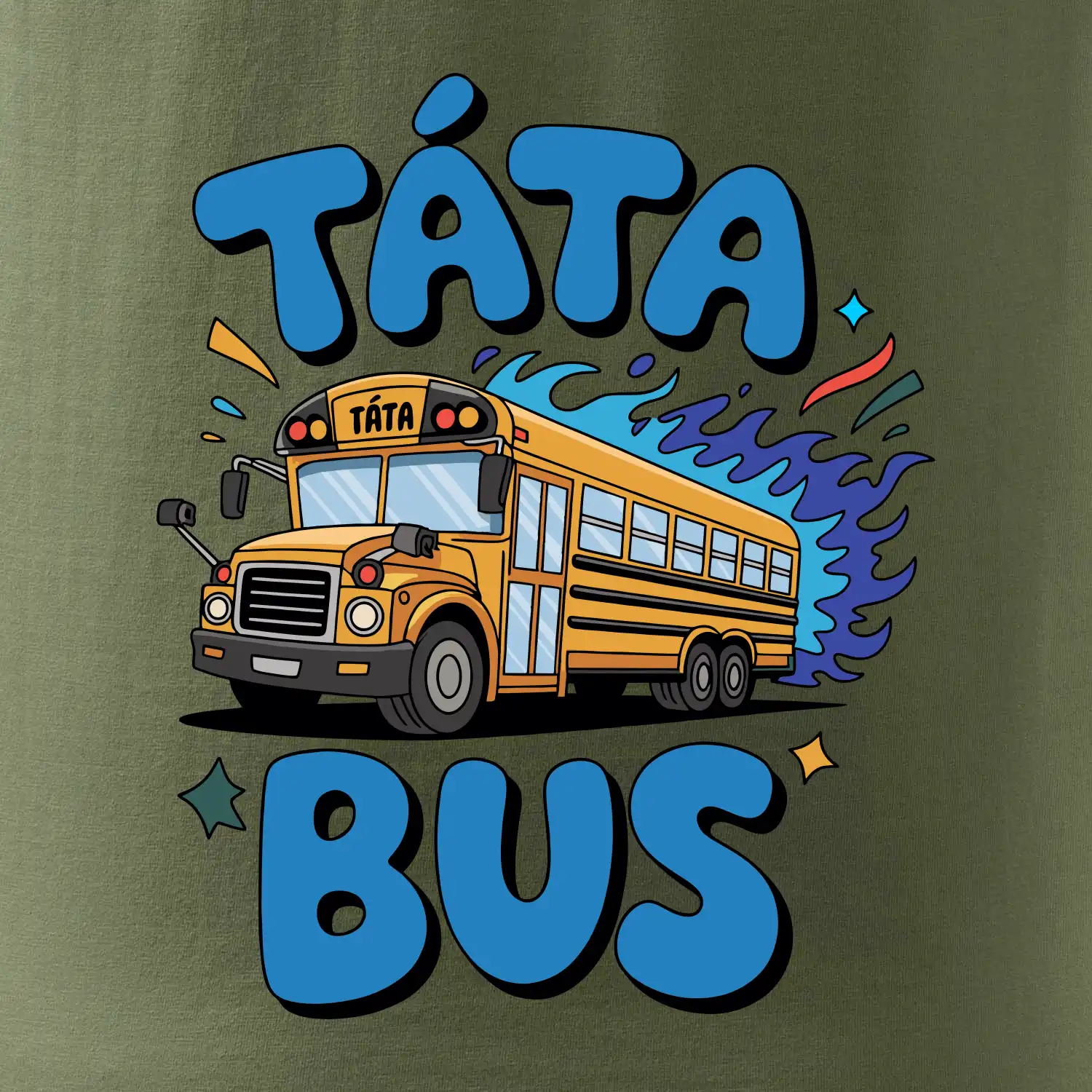 Táta bus - žlutý autobus