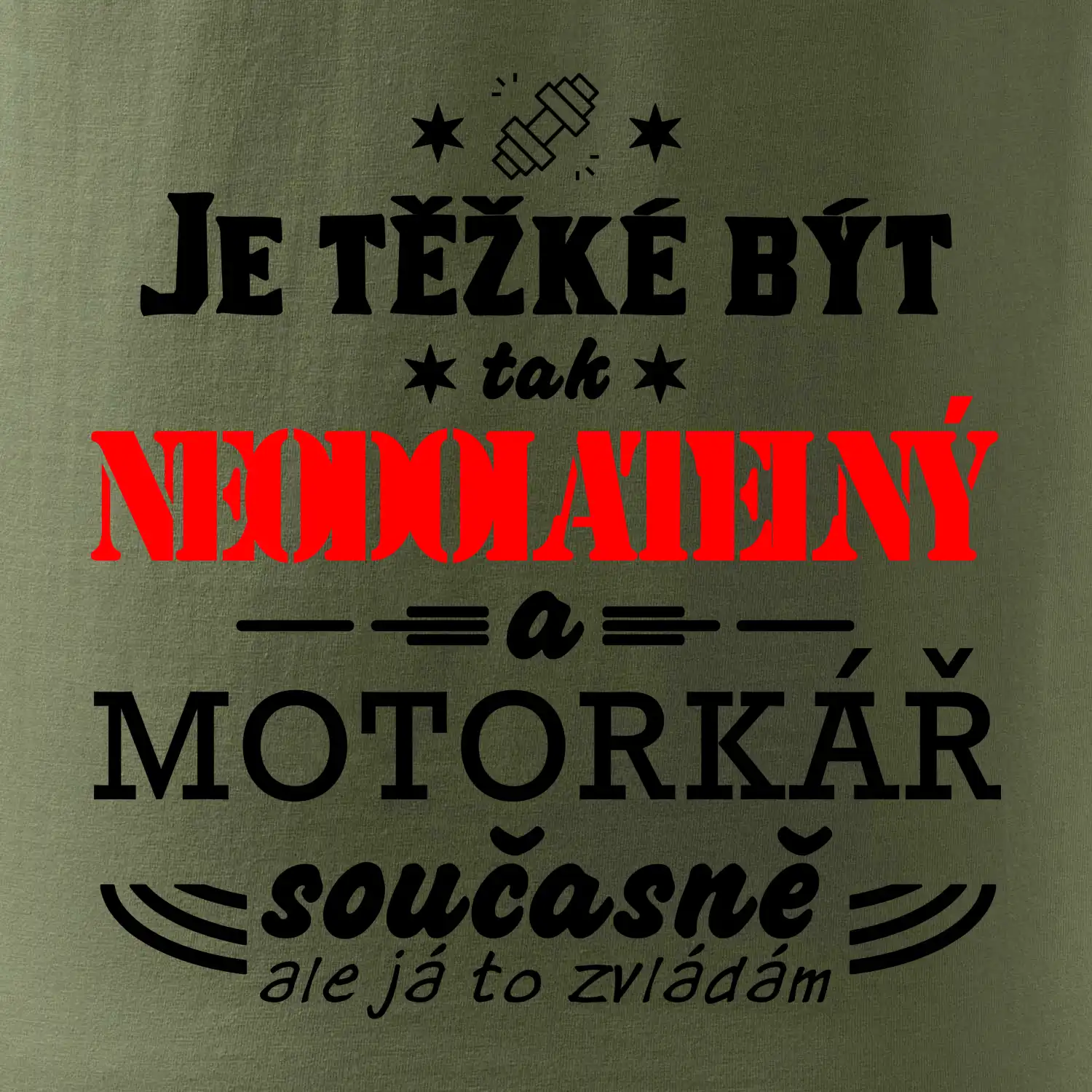 Je těžké být tak neodolatelný - motorkář