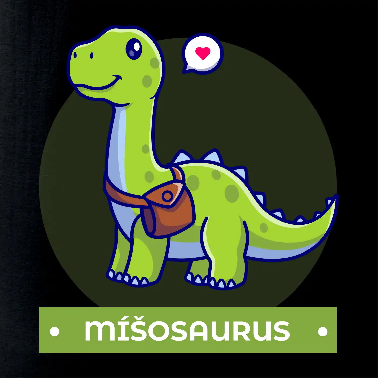 Dinosauří jména - zelený dinosaurus