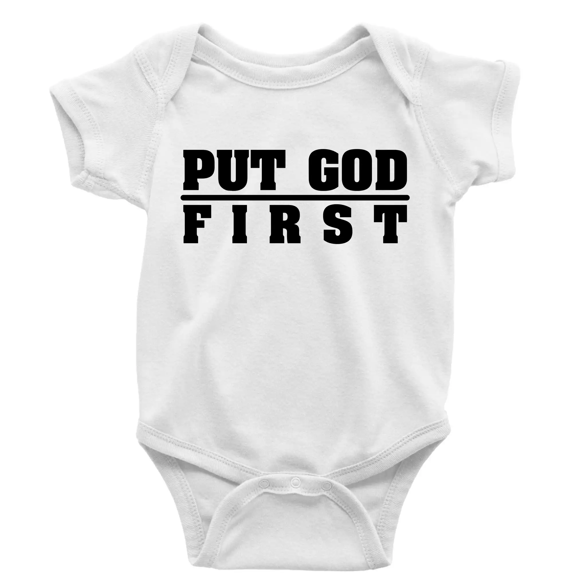 Put God first tlustý nápis