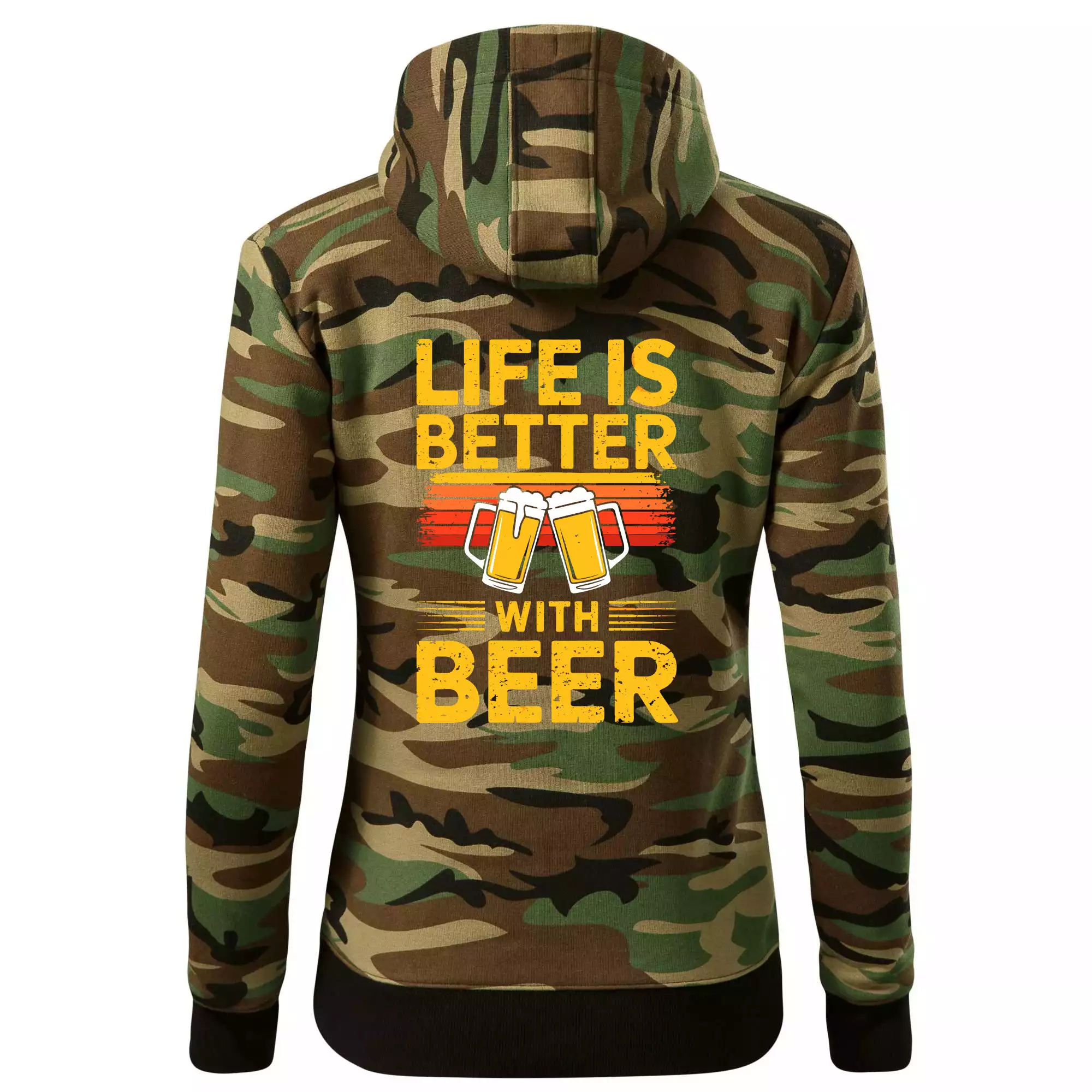 Life is better with beer - oranžové