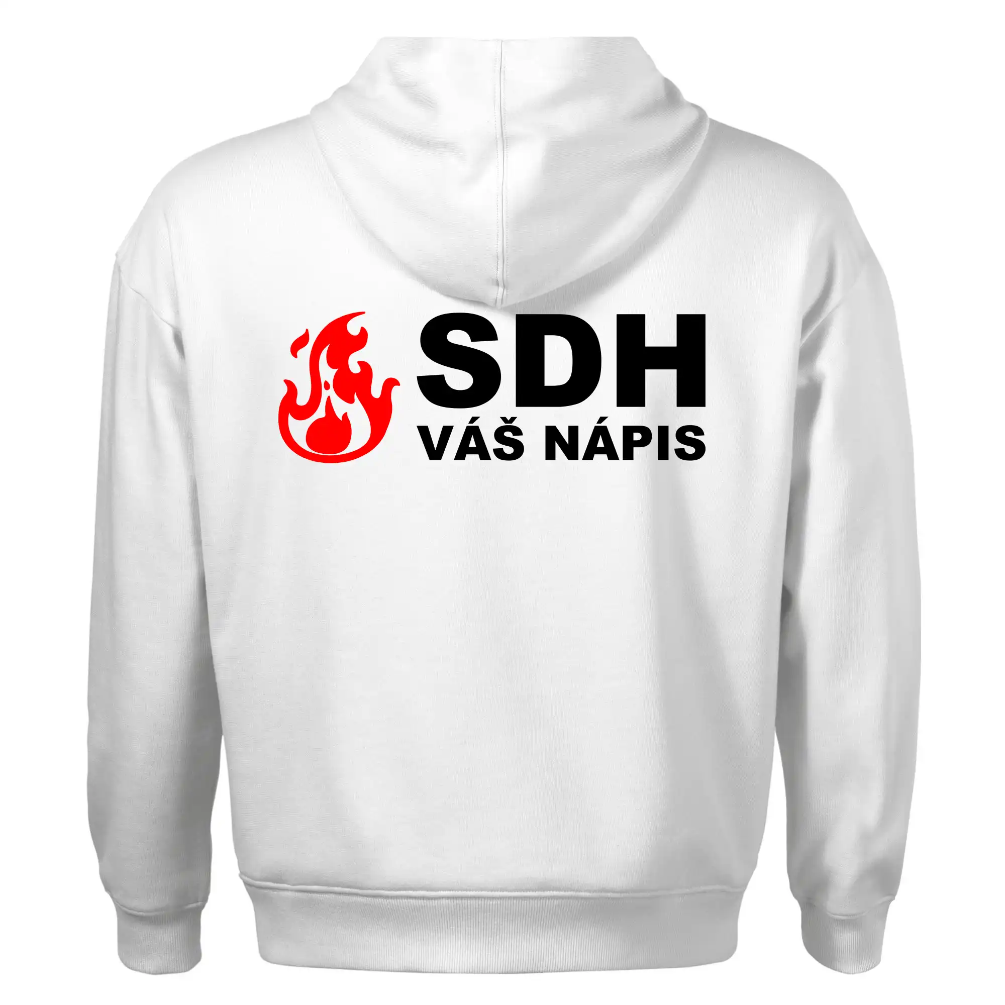 SDH nápis (oheň, firesport, název sboru - vlastní nápis)