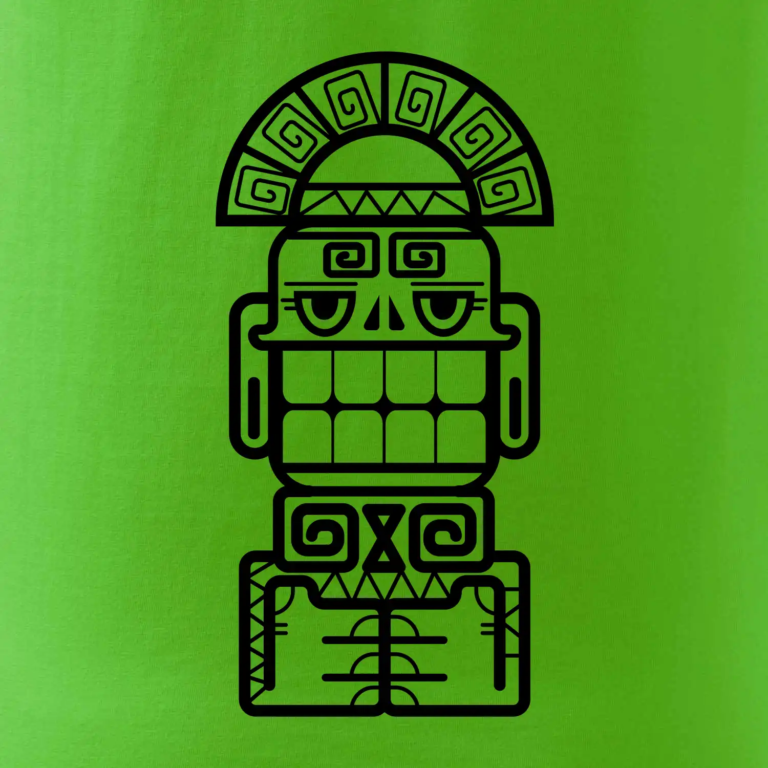 Mayové - socha se zuby