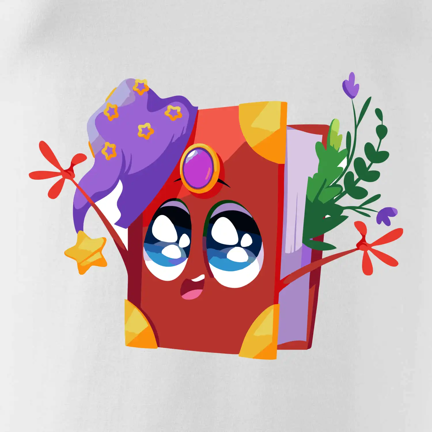 Kreslená kniha kouzelná