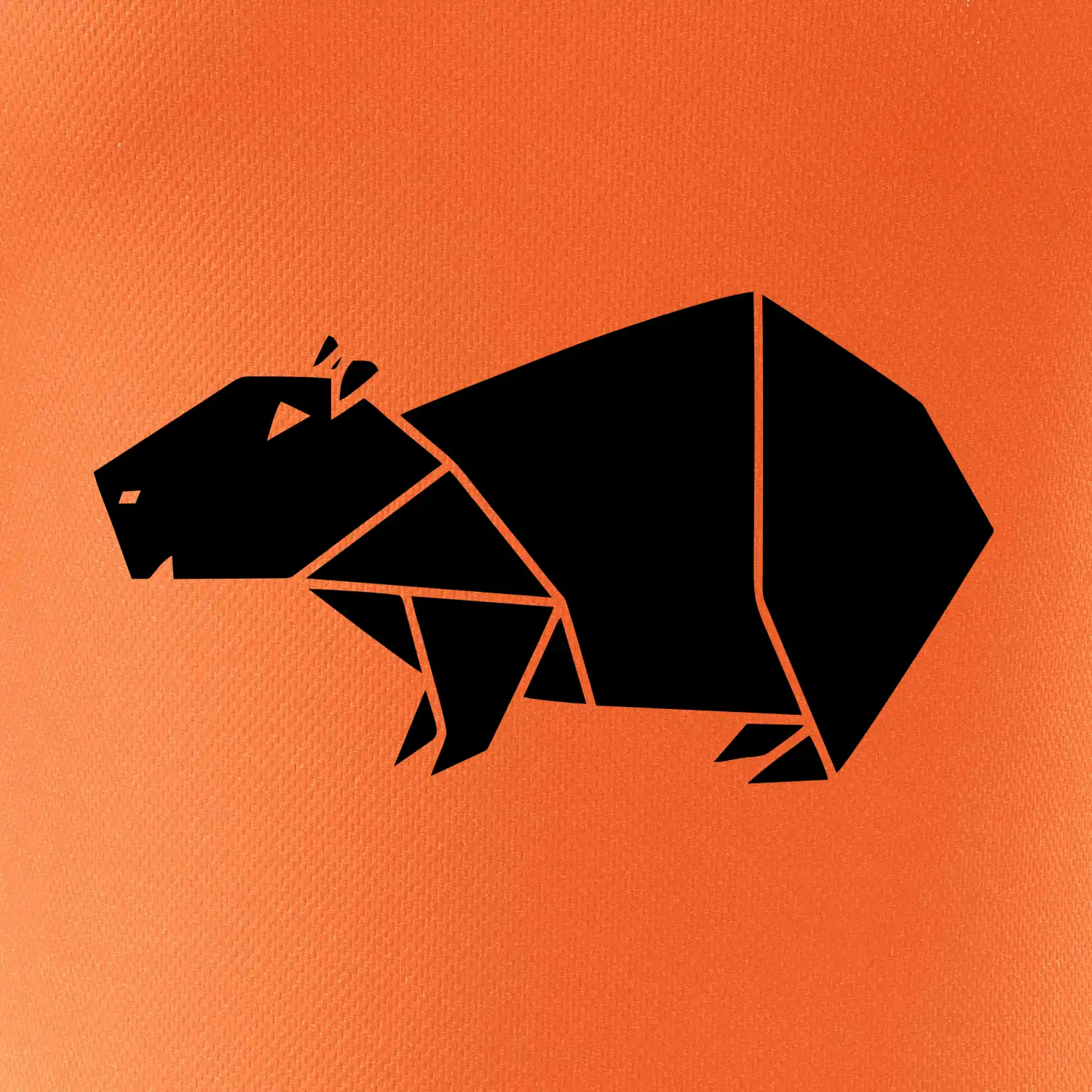 Origami kapybara