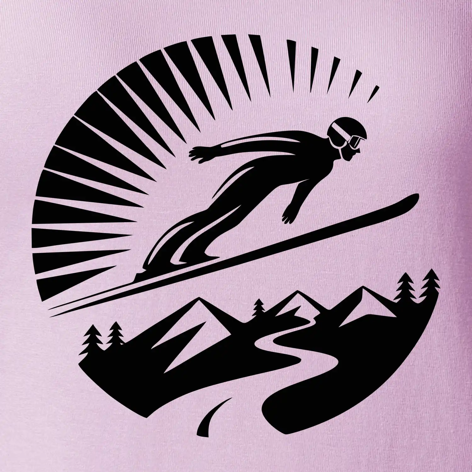 Skokan černý v kruhu