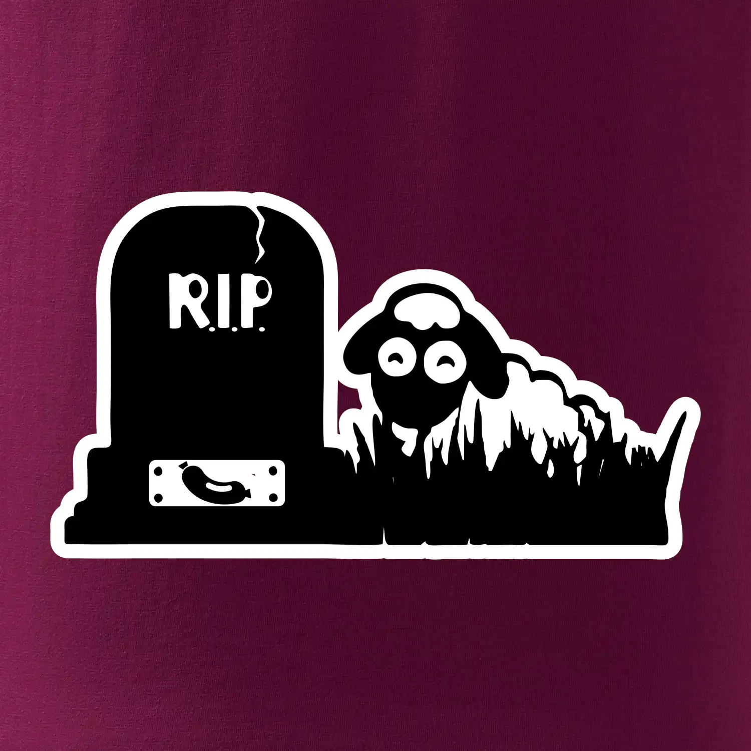 RIP - Náhrobek - Jitrnice - Ovečka