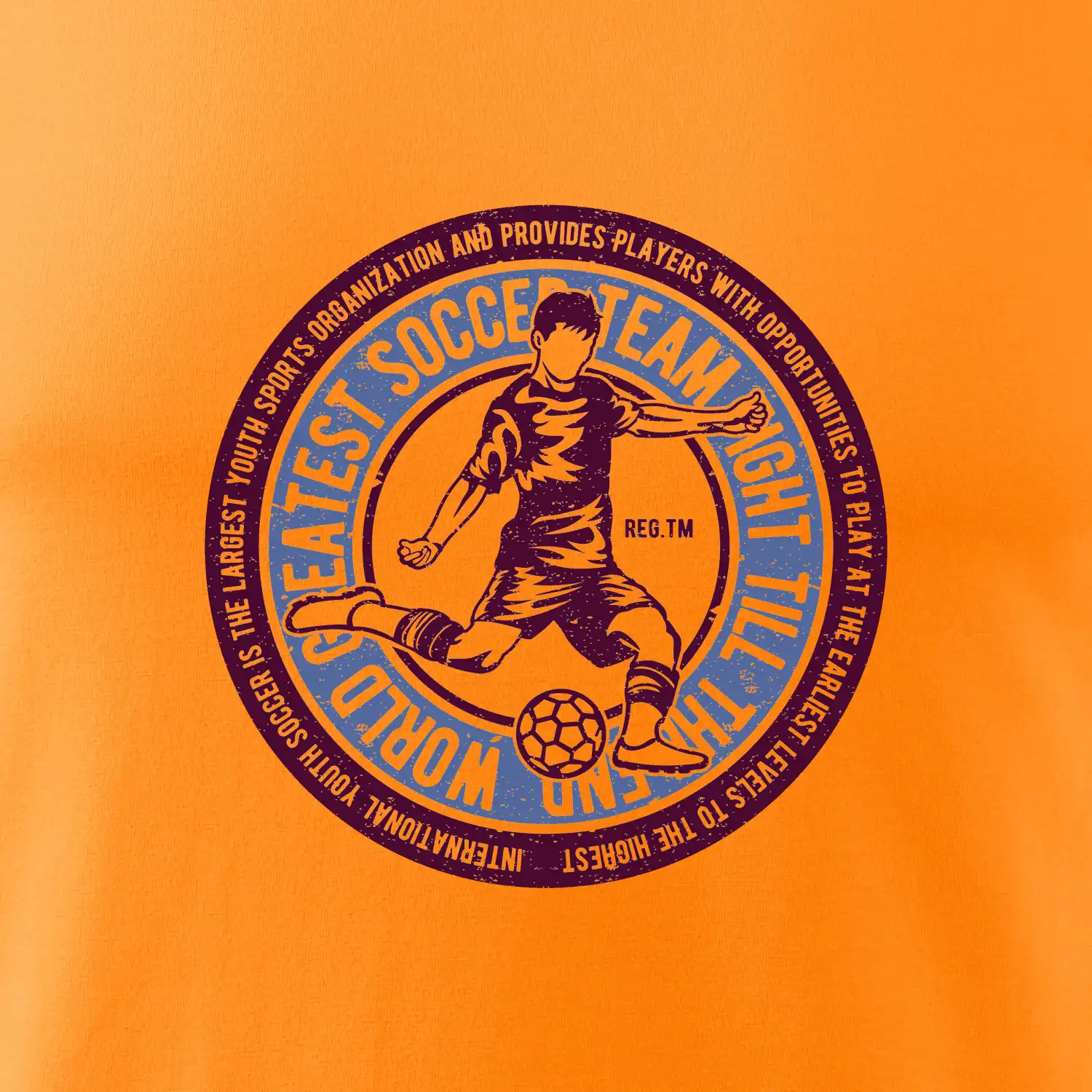 Soccer kulatý motiv