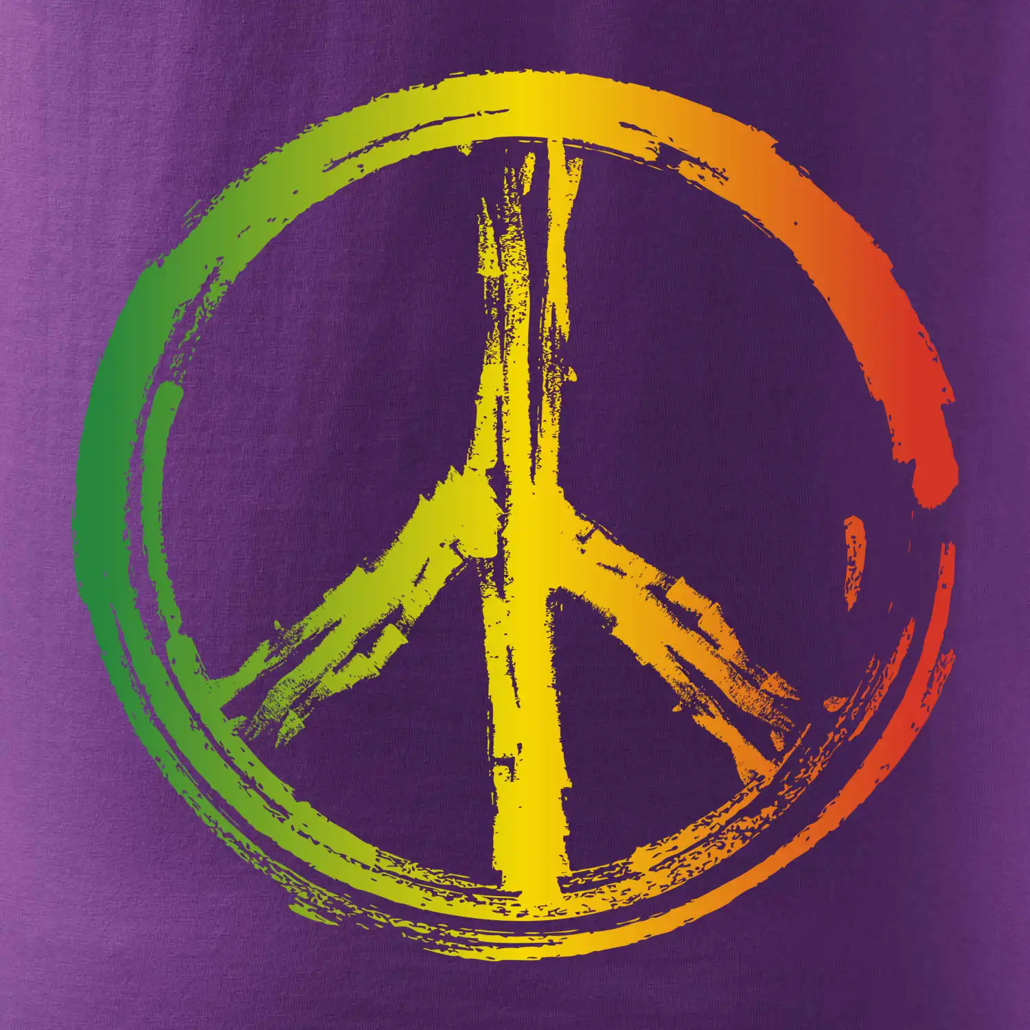 Peace symbol paint