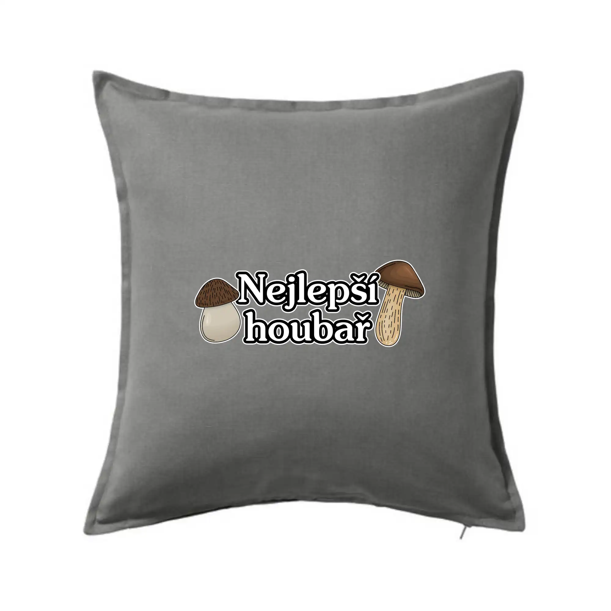 Nejlepší houbař - nápis s houbama