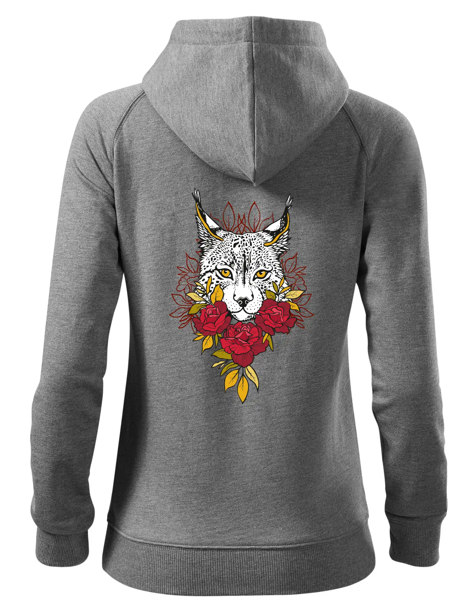 Rys s červenými růžemi  (Pecka design)