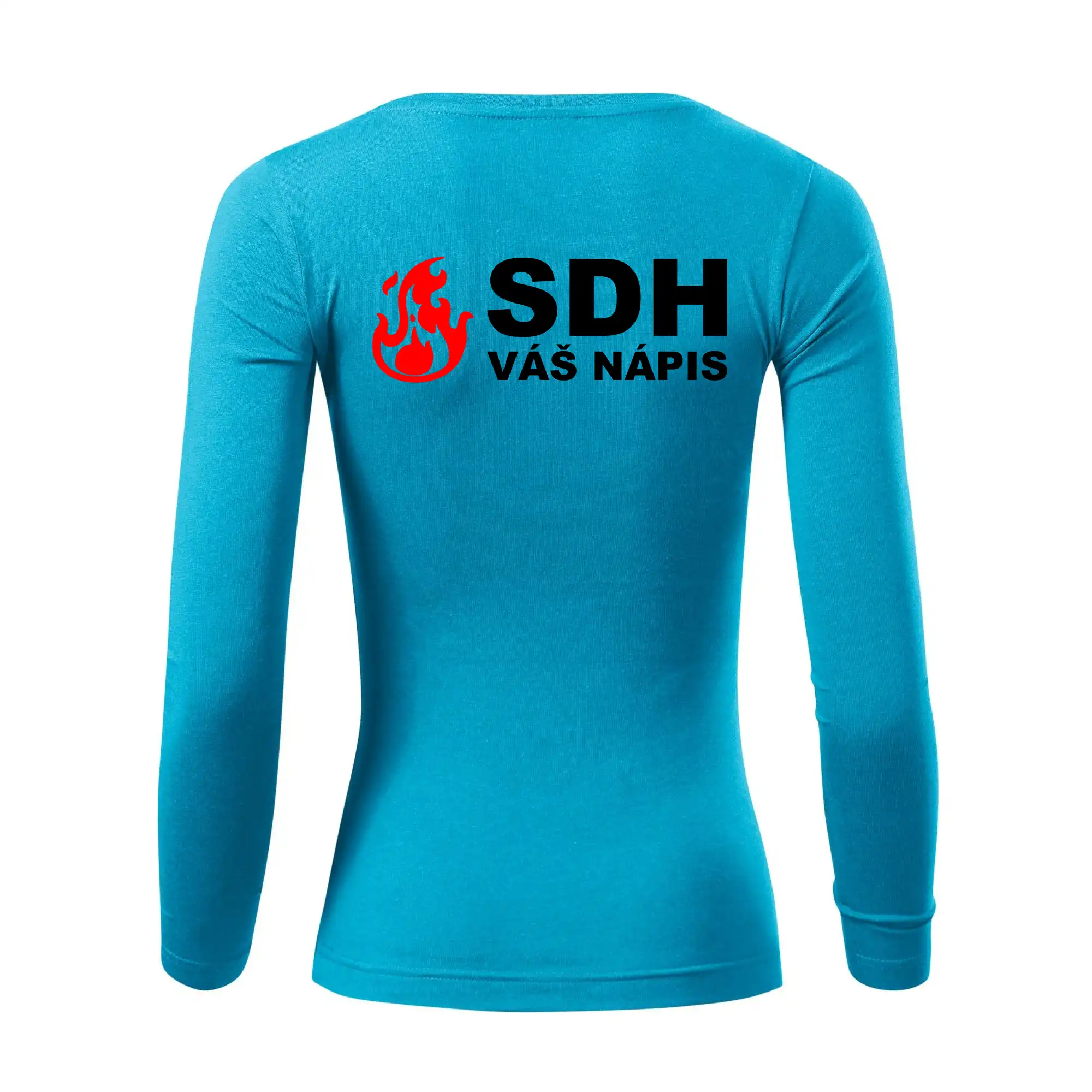 SDH nápis (oheň, firesport, název sboru - vlastní nápis)